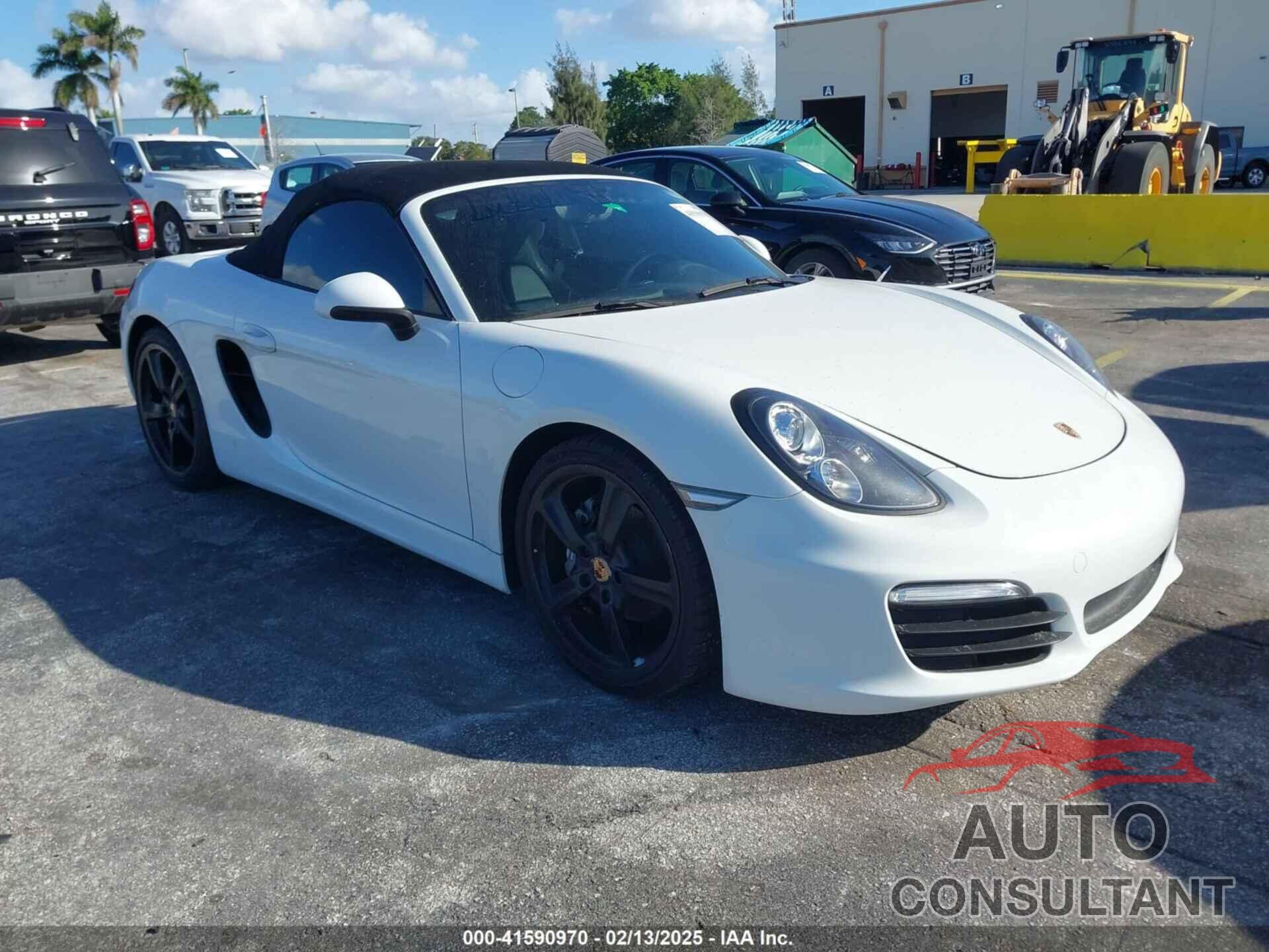 PORSCHE BOXSTER 2015 - WP0CA2A84FS120231