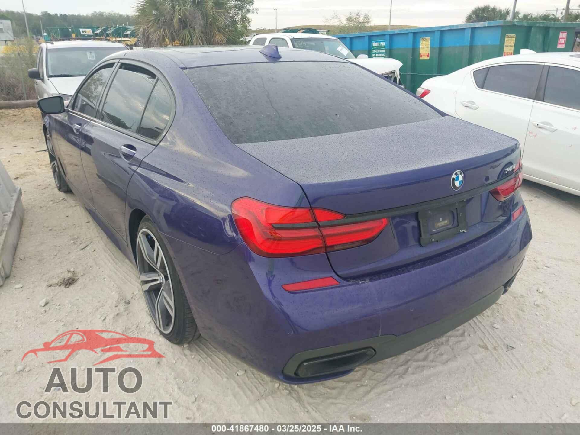 BMW 740I 2018 - WBA7E2C58JB216314