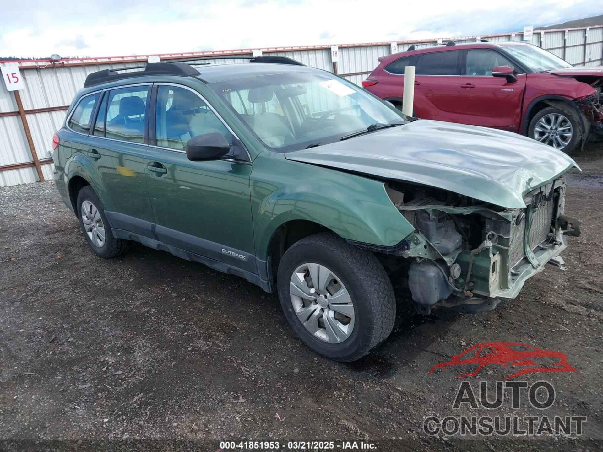SUBARU OUTBACK 2013 - 4S4BRBAC3D3289961
