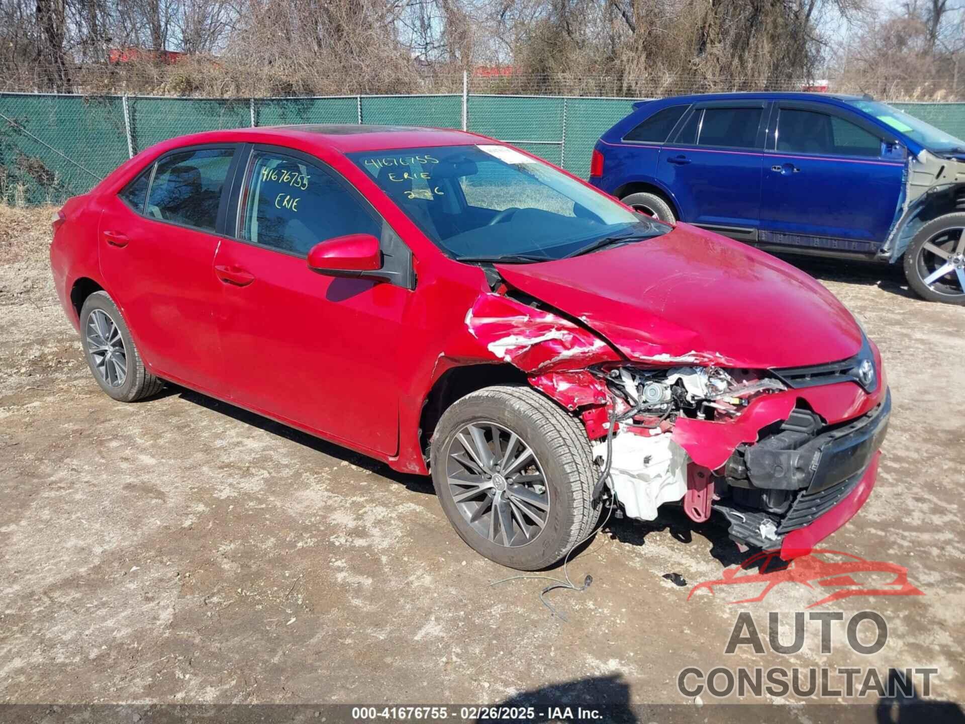 TOYOTA COROLLA 2016 - 2T1BURHE9GC610884