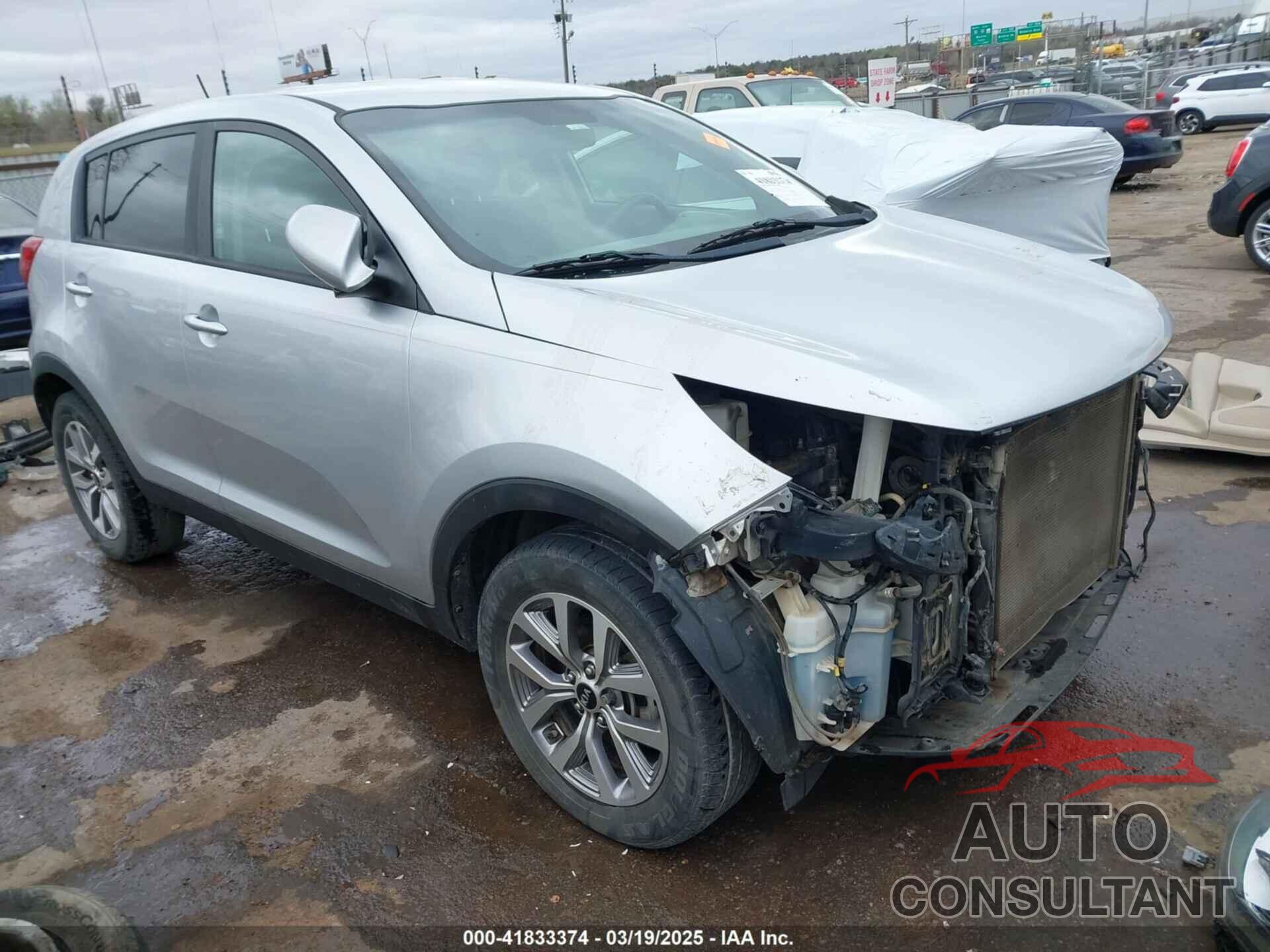 KIA SPORTAGE 2015 - KNDPB3ACXF7727178