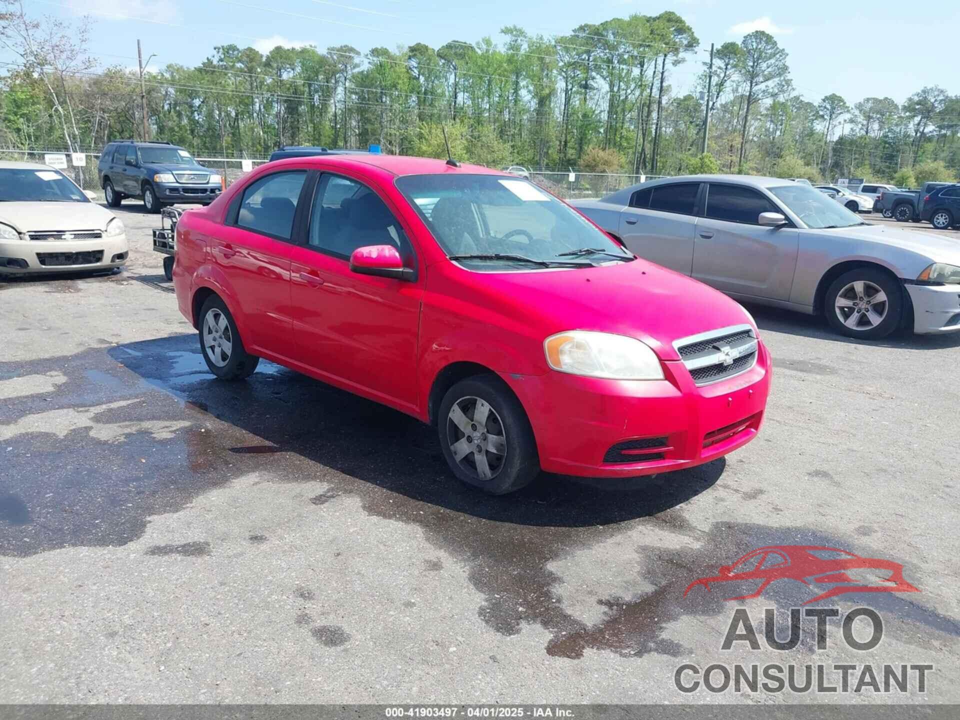 CHEVROLET AVEO 2011 - KL1TD5DE9BB164124