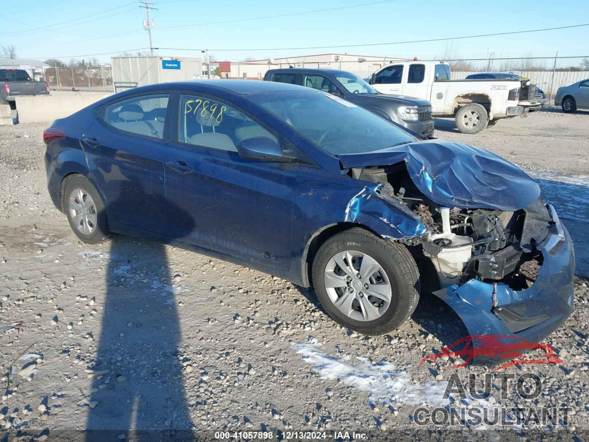 HYUNDAI ELANTRA 2016 - 5NPDH4AE7GH730223