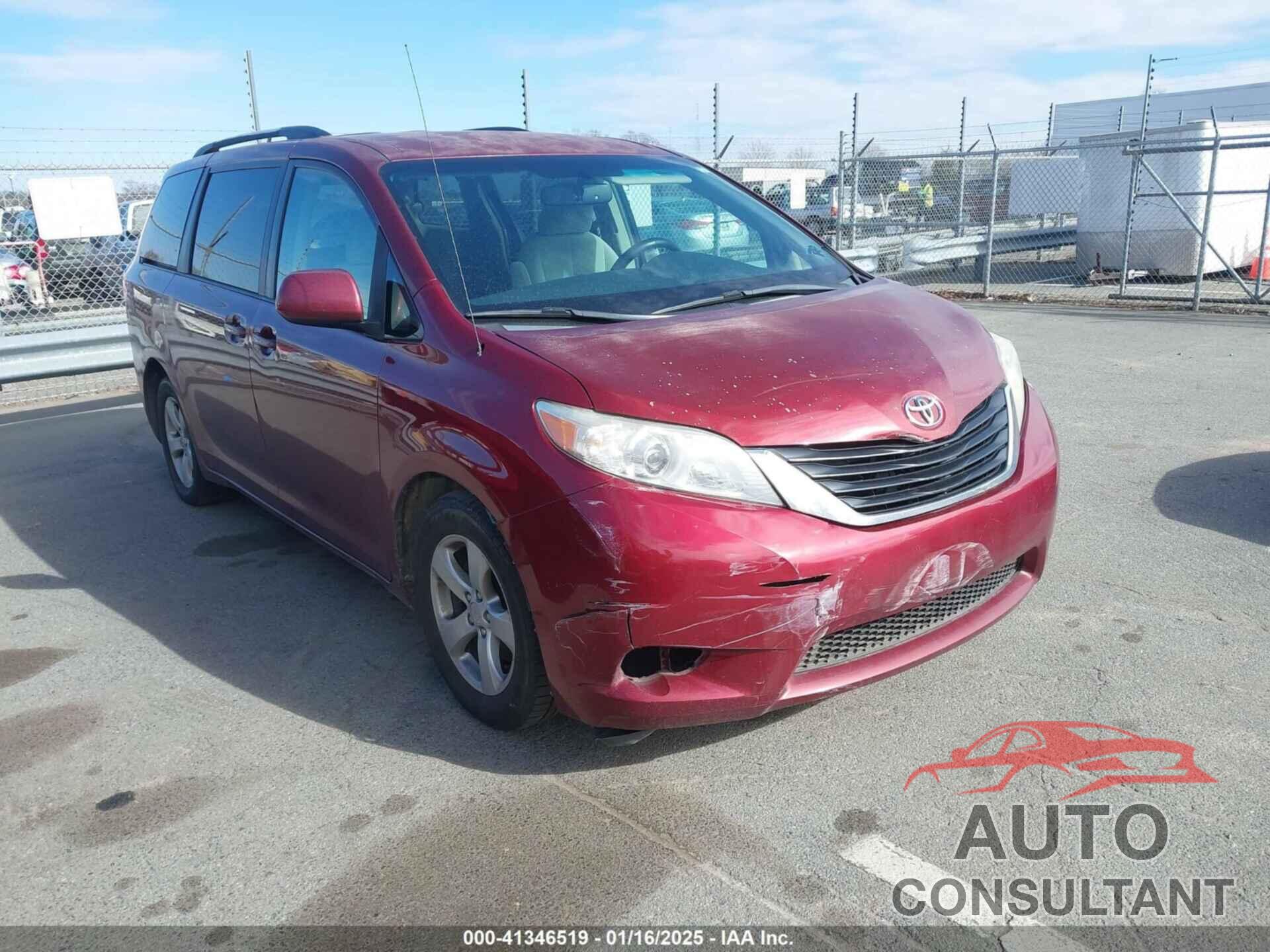 TOYOTA SIENNA 2011 - 5TDKK3DC8BS012745