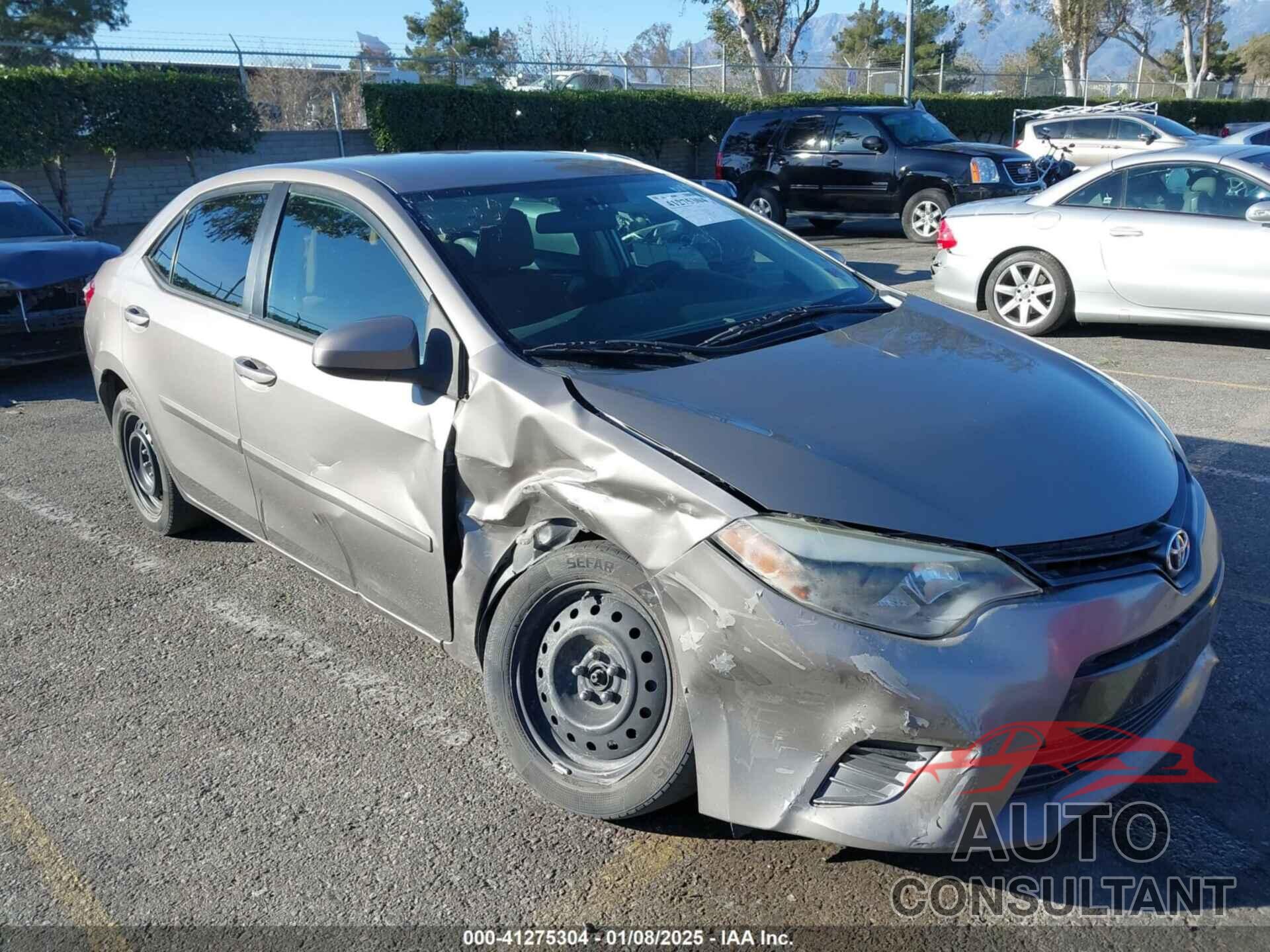 TOYOTA COROLLA 2015 - 5YFBURHE7FP213284