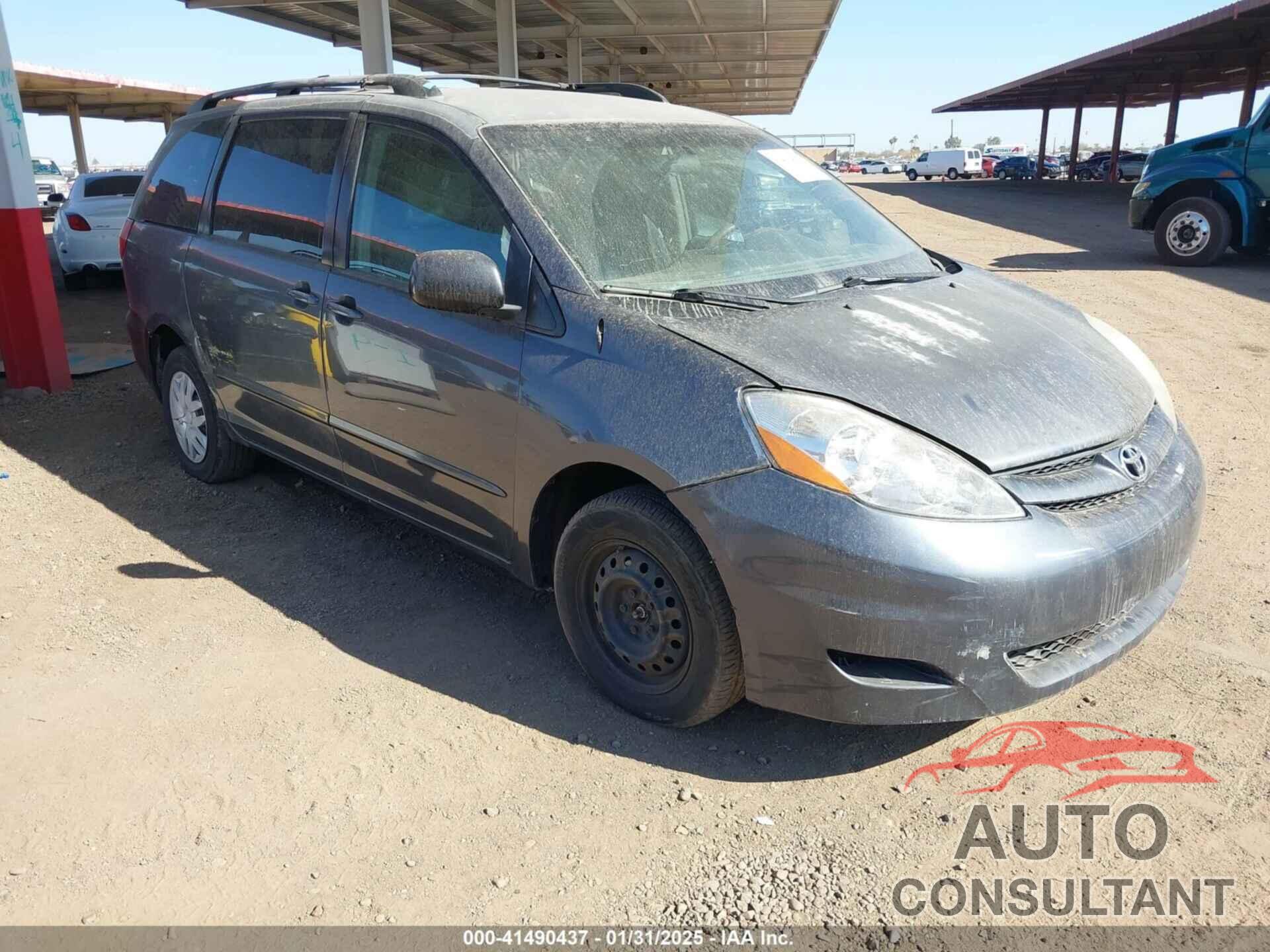 TOYOTA SIENNA 2009 - 5TDZK23C89S277086