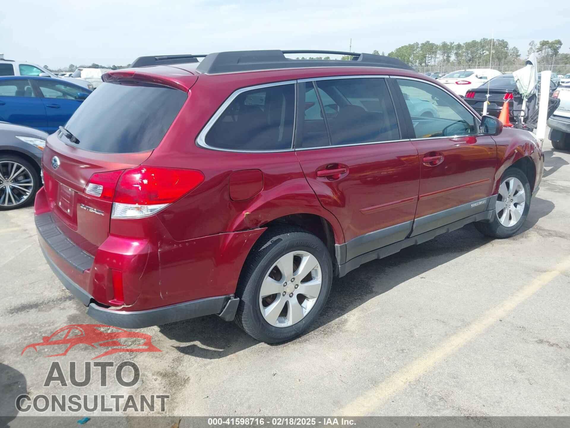 SUBARU OUTBACK 2012 - 4S4BRCCC3C3248795