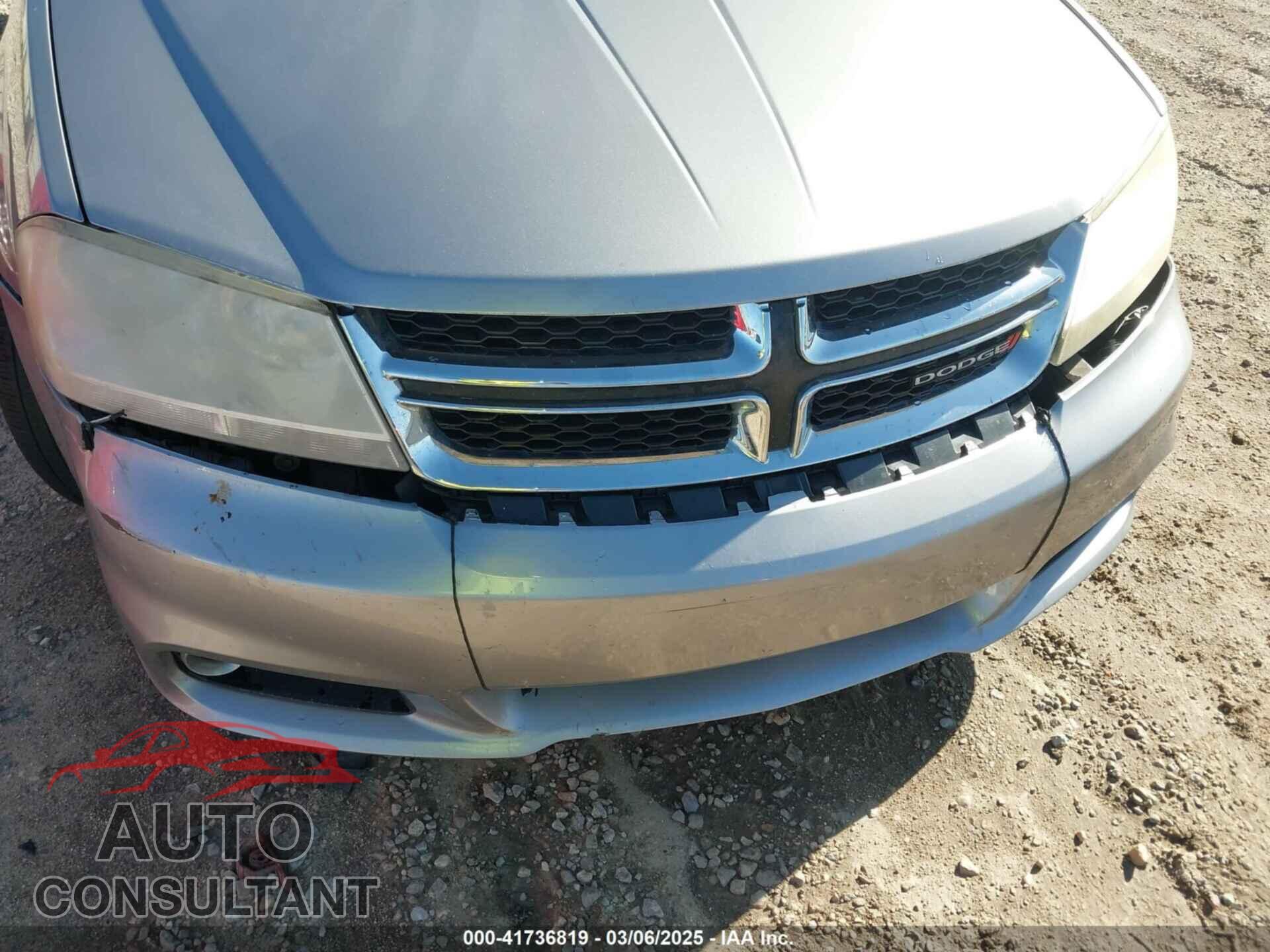 DODGE AVENGER 2013 - 1C3CDZCB1DN661262