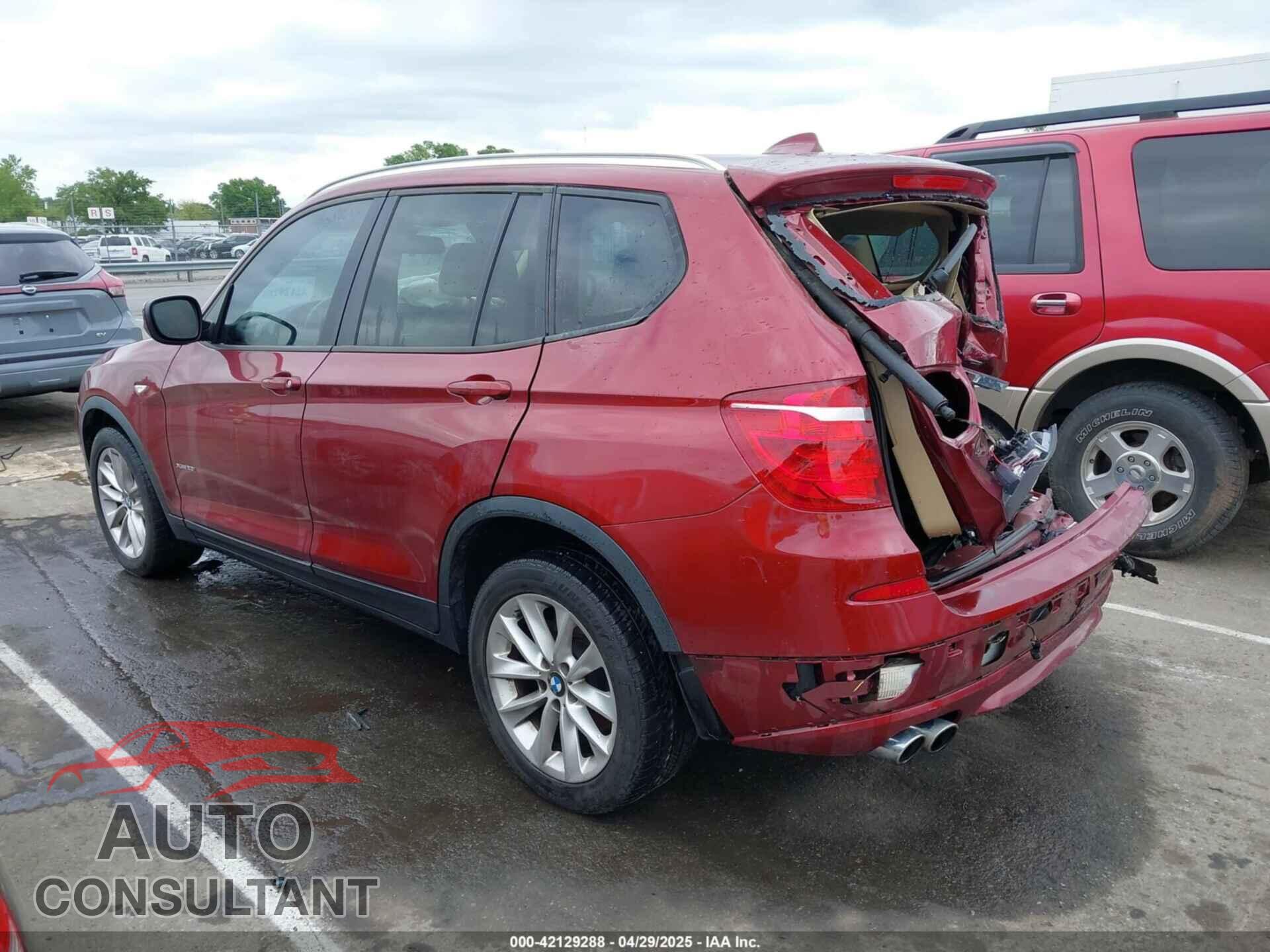 BMW X3 2014 - 5UXWX9C52E0D31298