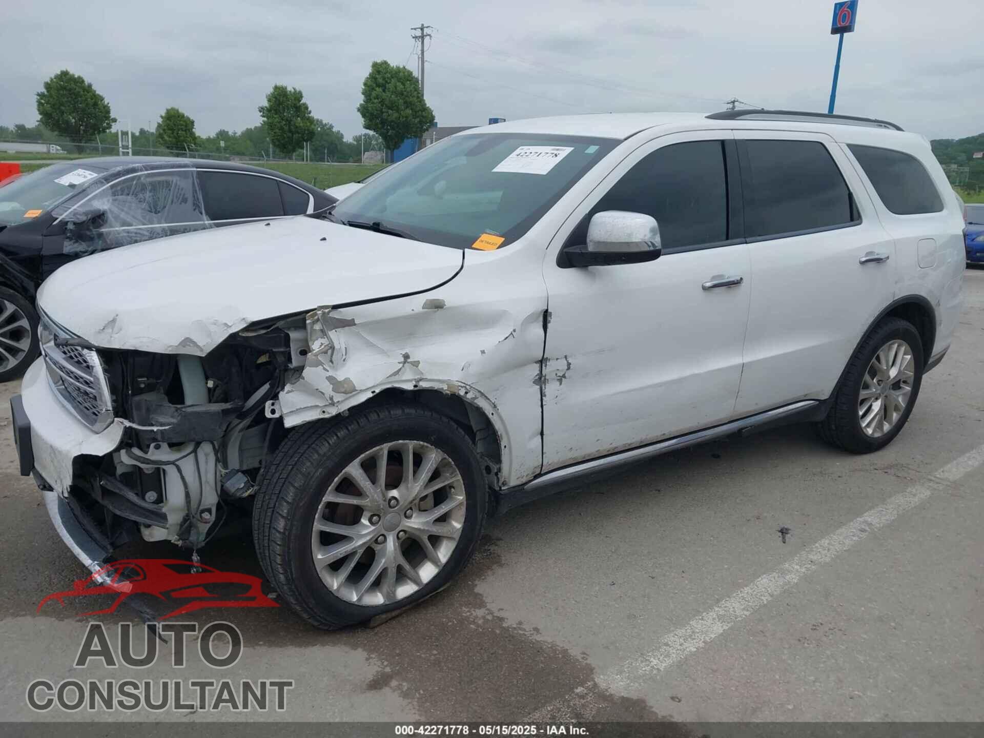 DODGE DURANGO 2016 - 1C4RDHAG9GC424274