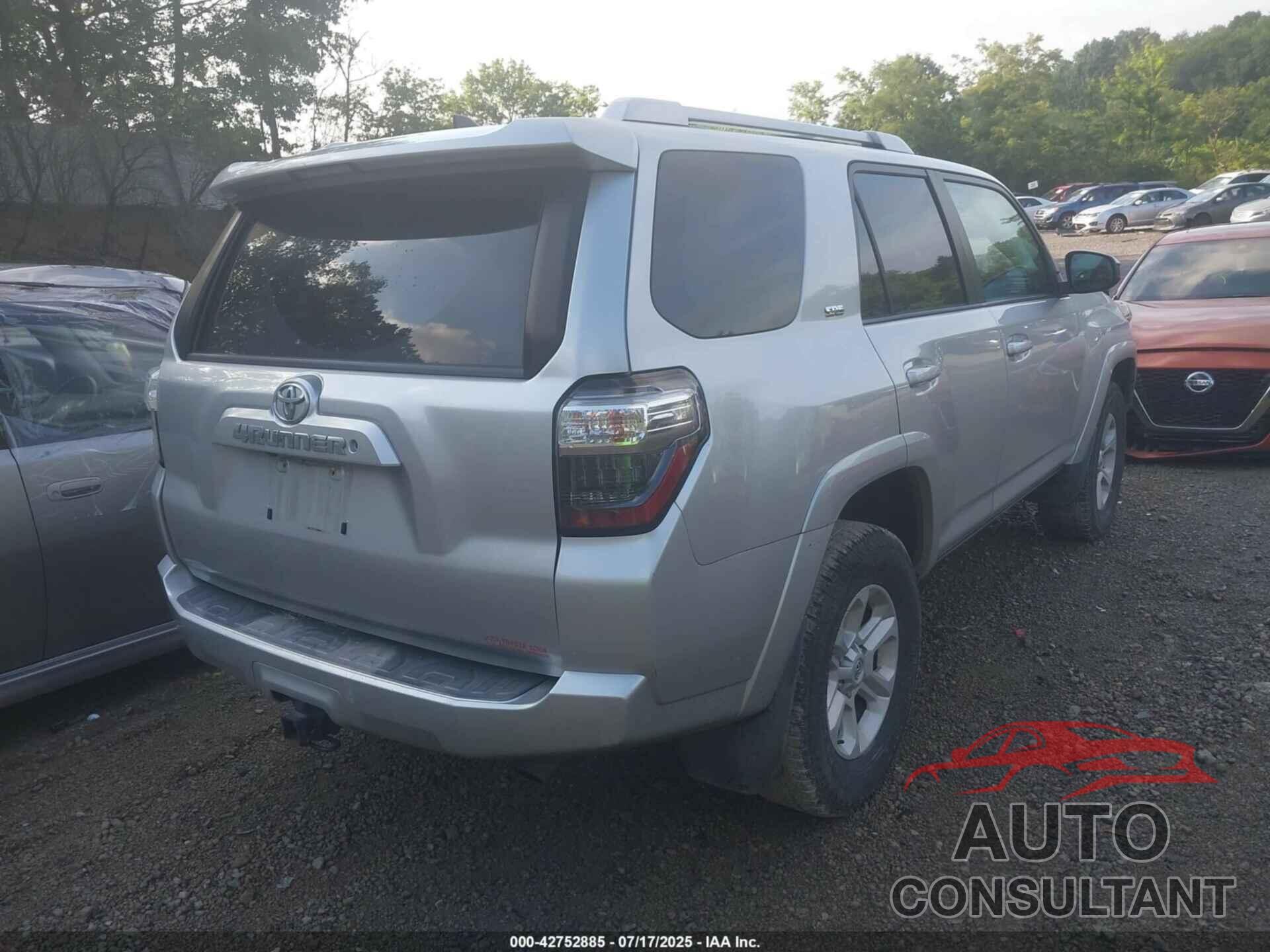 TOYOTA 4RUNNER 2016 - JTEBU5JR3G5306416