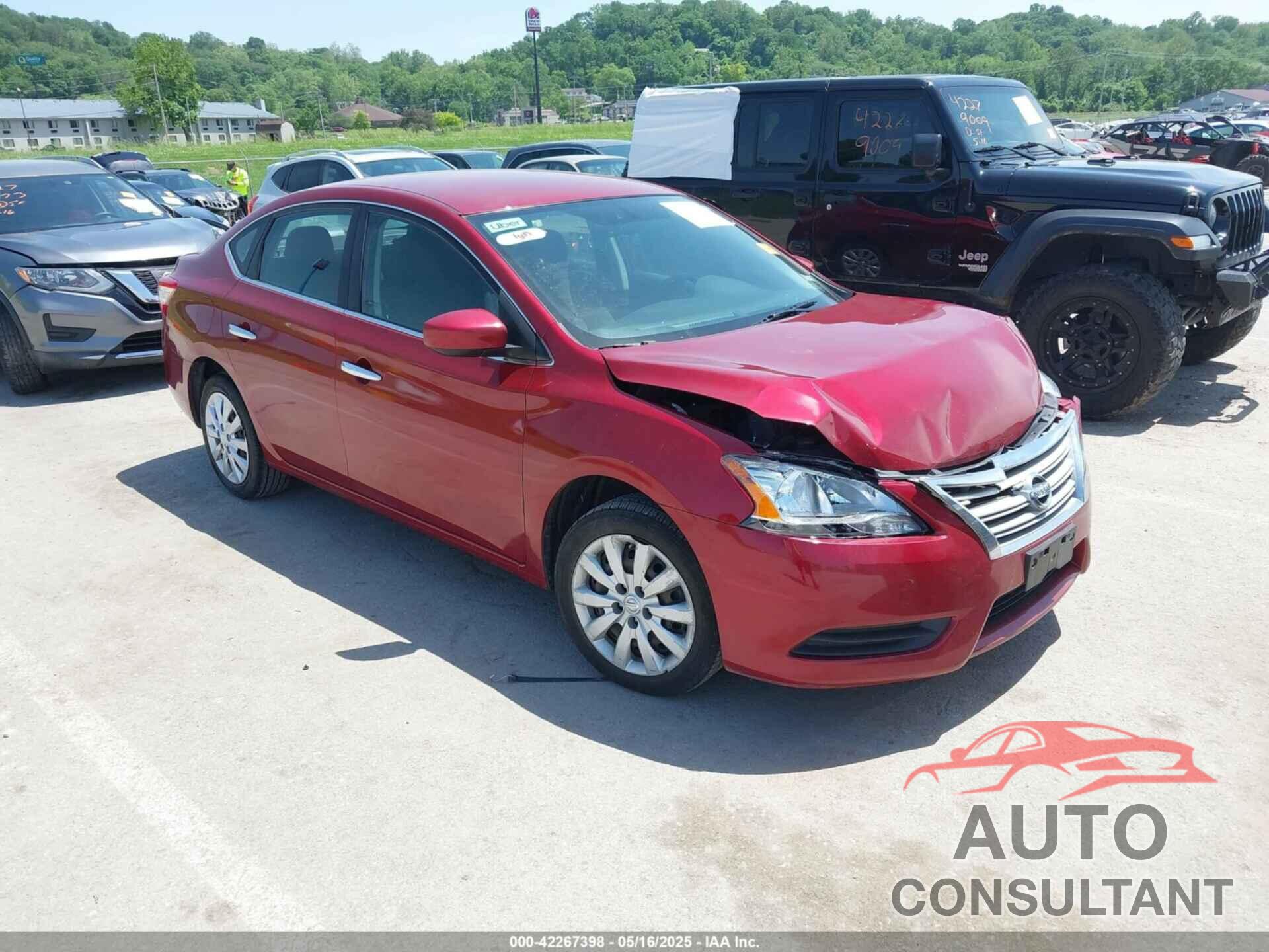 NISSAN SENTRA 2015 - 3N1AB7AP1FY249329
