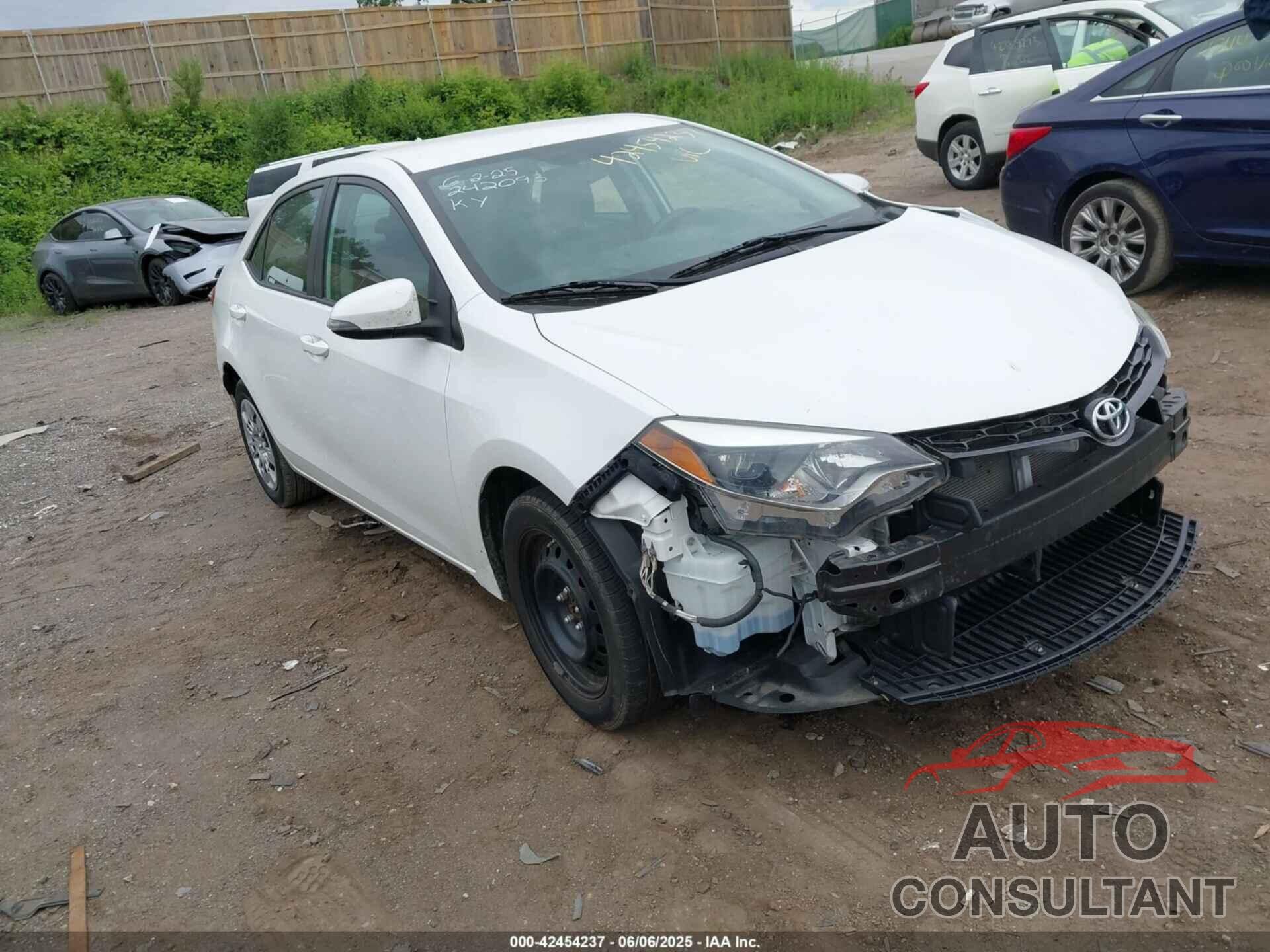 TOYOTA COROLLA 2016 - 2T1BURHE3GC690750