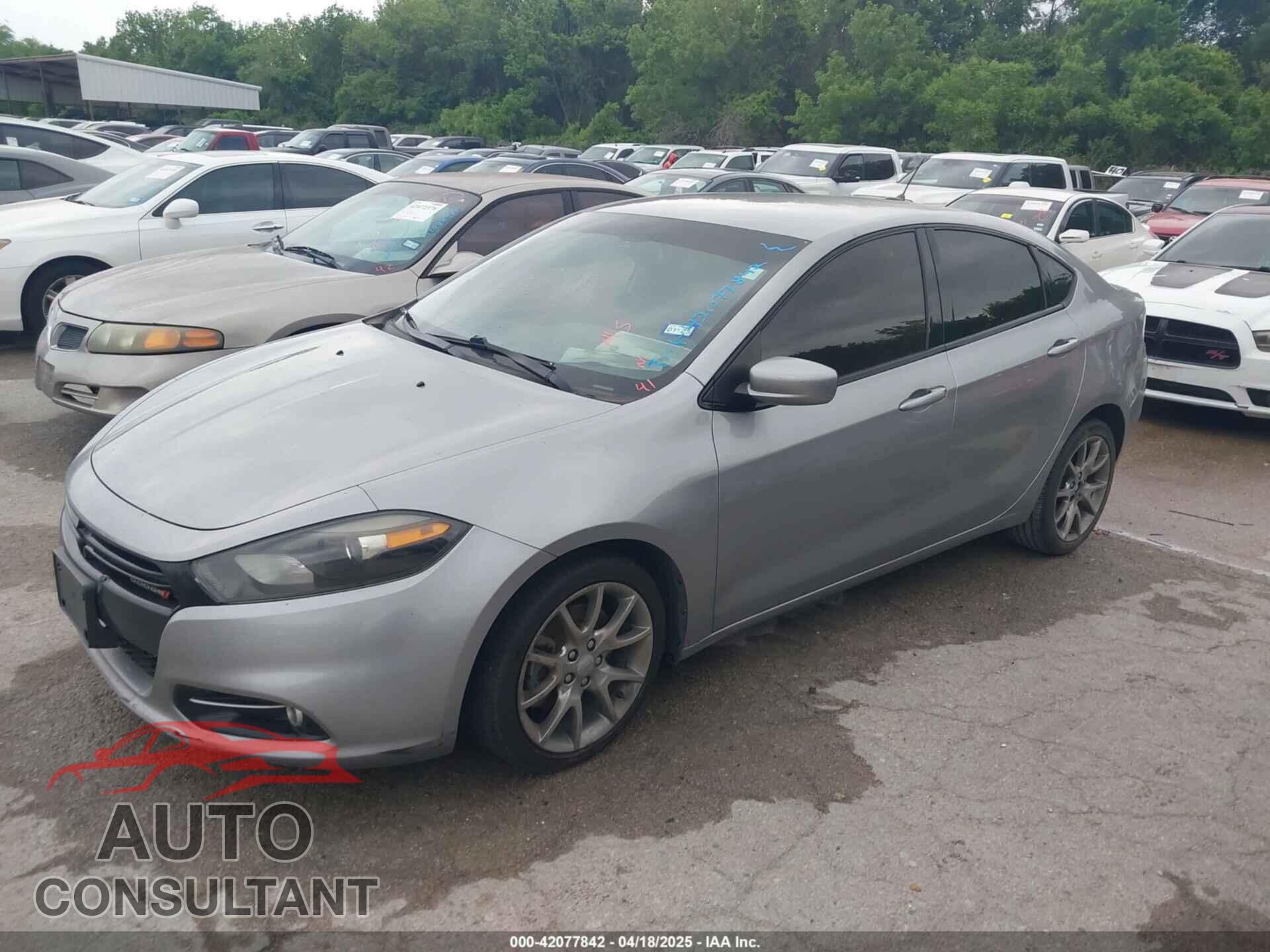DODGE DART 2015 - 1C3CDFBB9FD237837