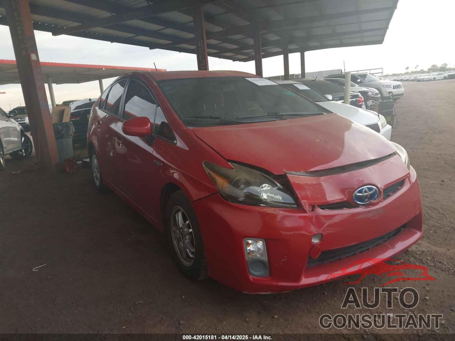 TOYOTA PRIUS 2011 - JTDKN3DU3B1411835