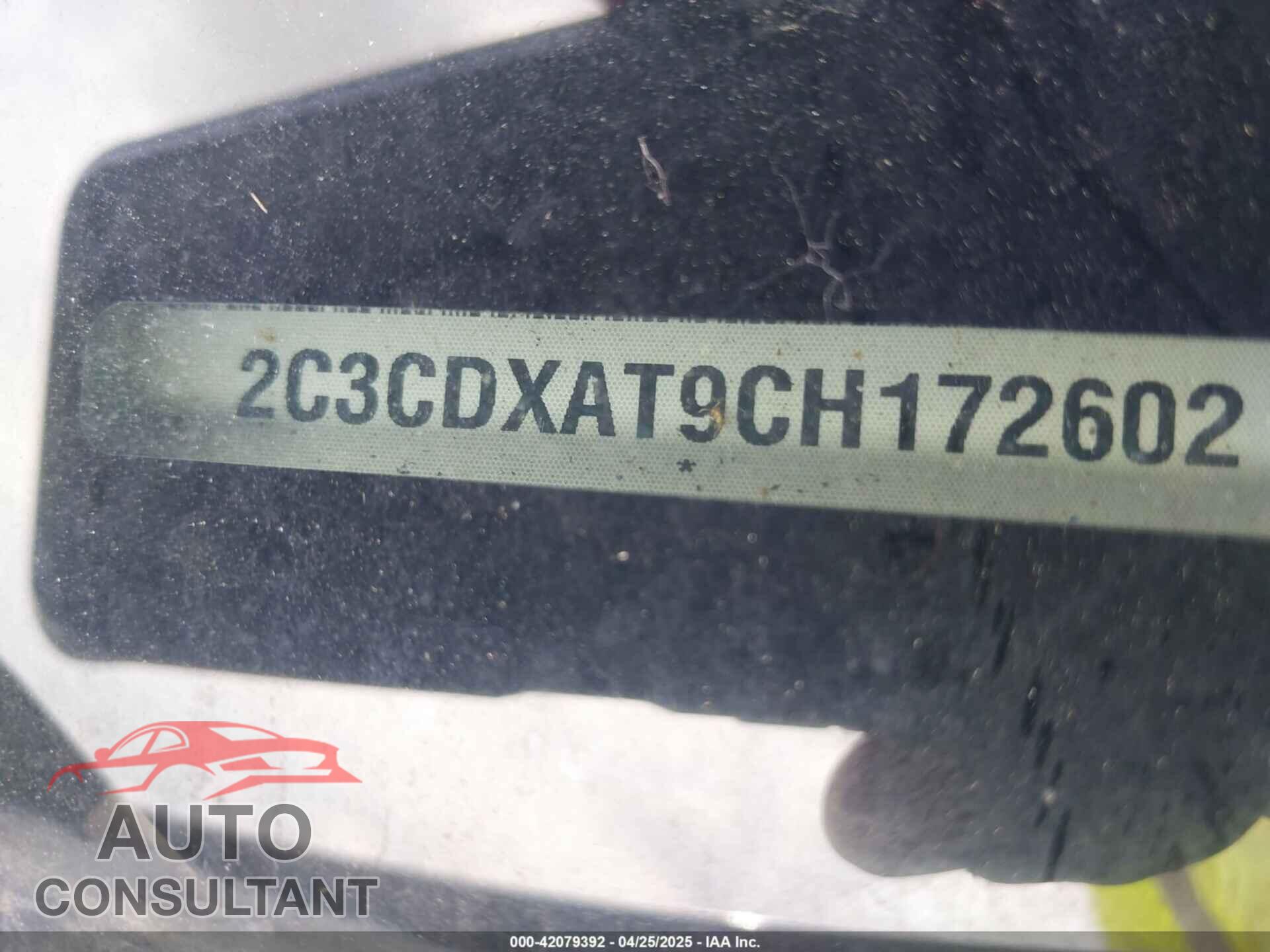 DODGE CHARGER 2012 - 2C3CDXAT9CH172602