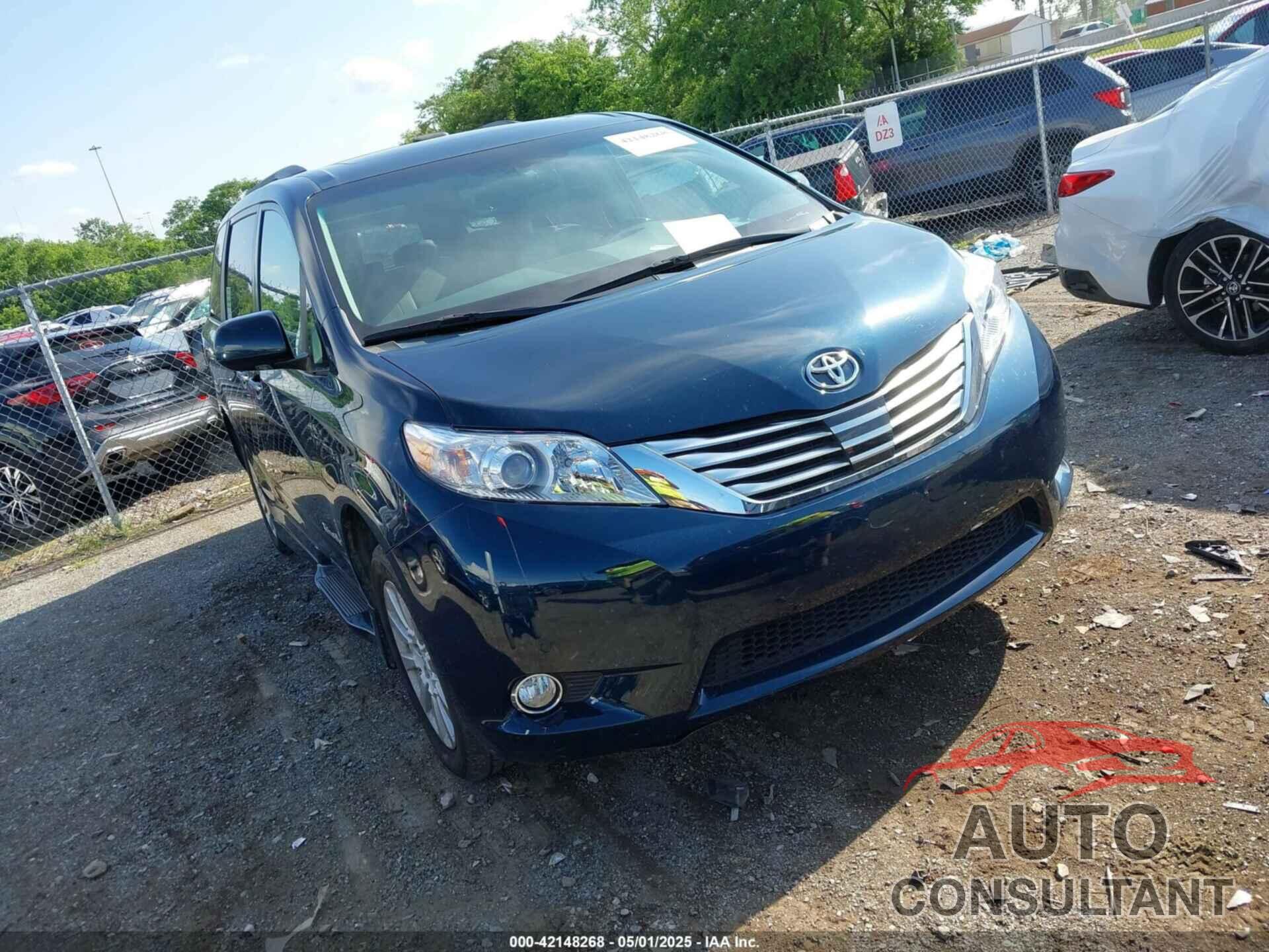 TOYOTA SIENNA 2012 - 5TDYK3DC2CS259013