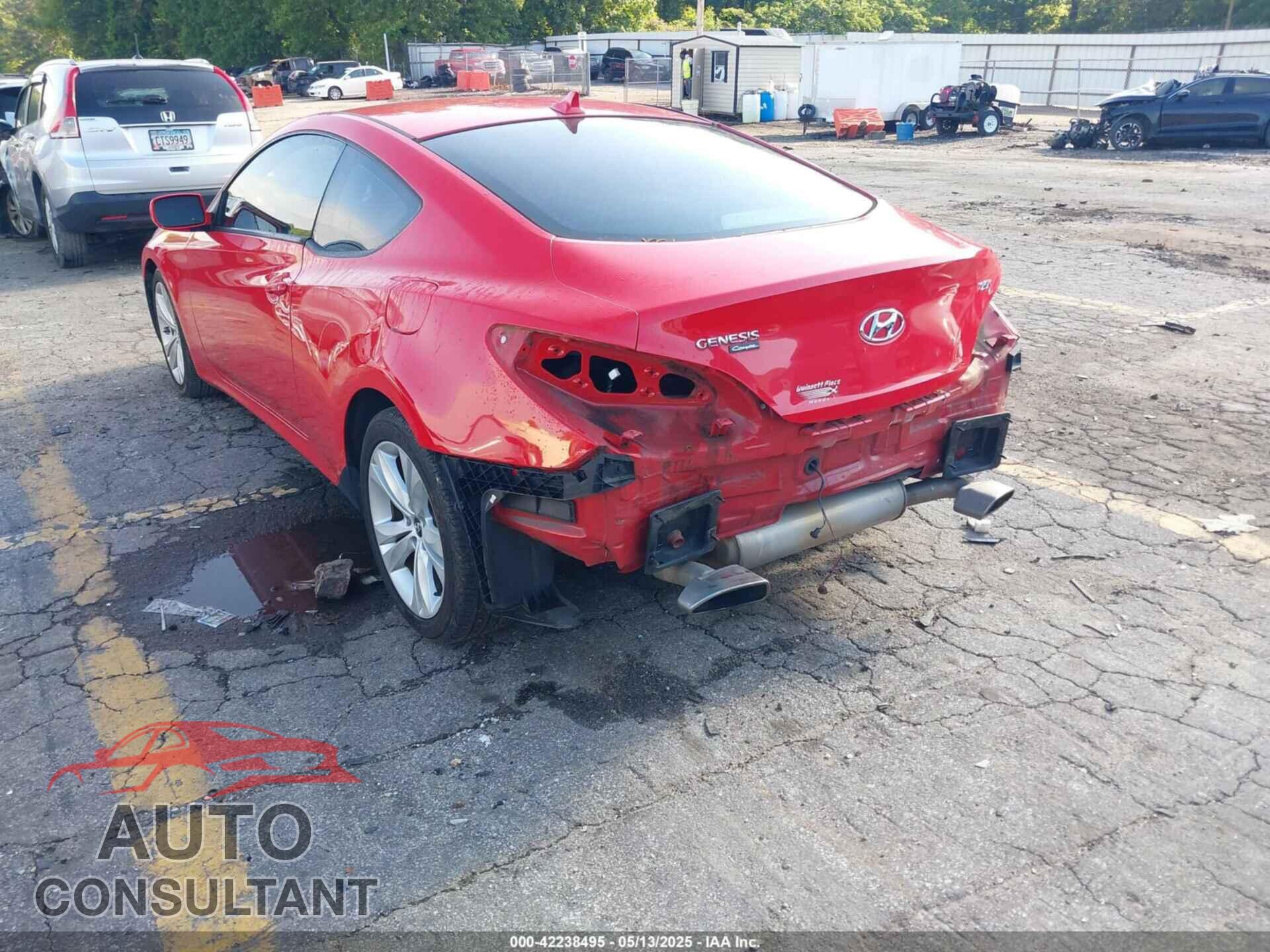 HYUNDAI GENESIS 2012 - KMHHT6KD1CU073853