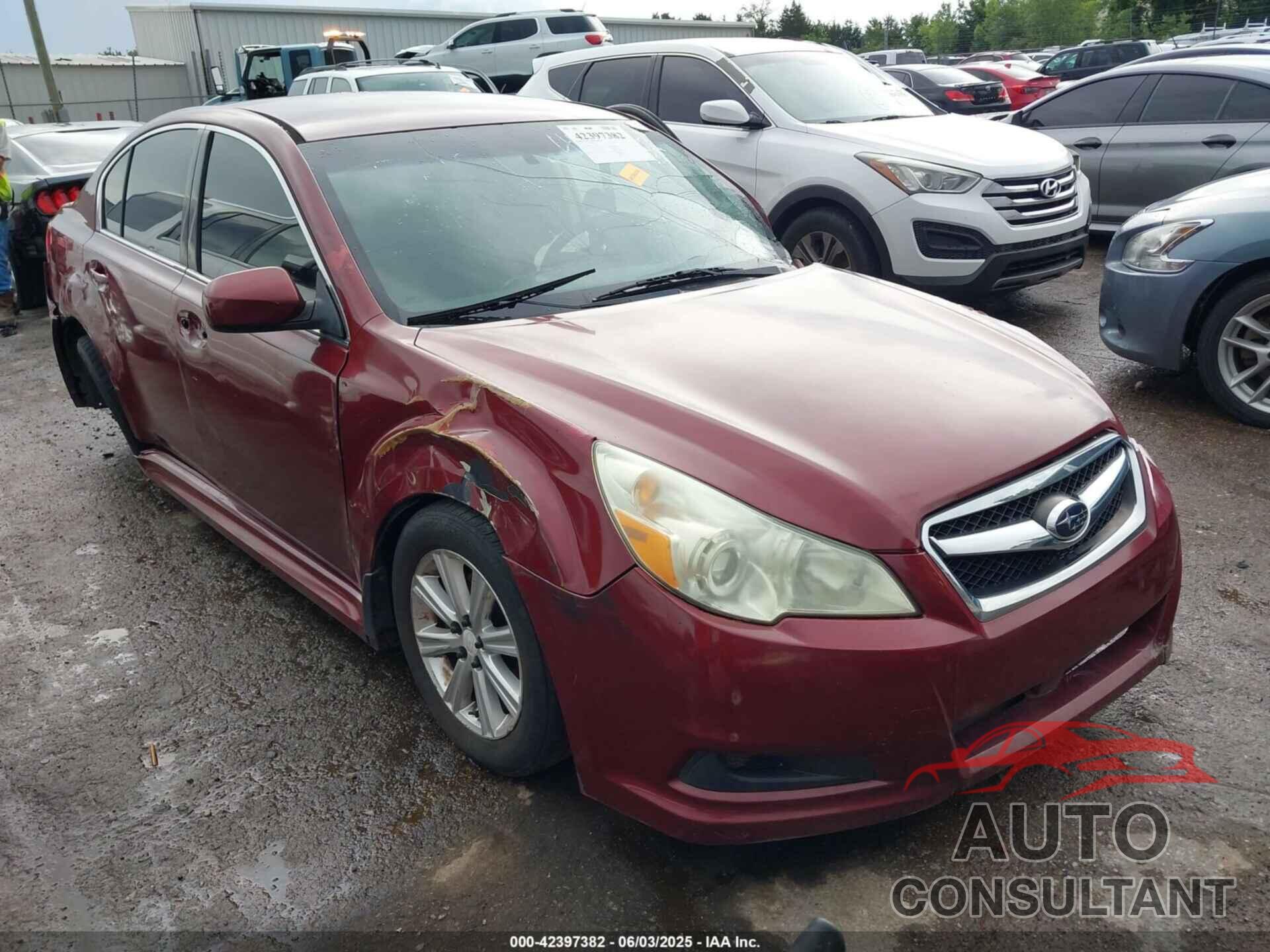 SUBARU LEGACY 2011 - 4S3BMCC67B3264655