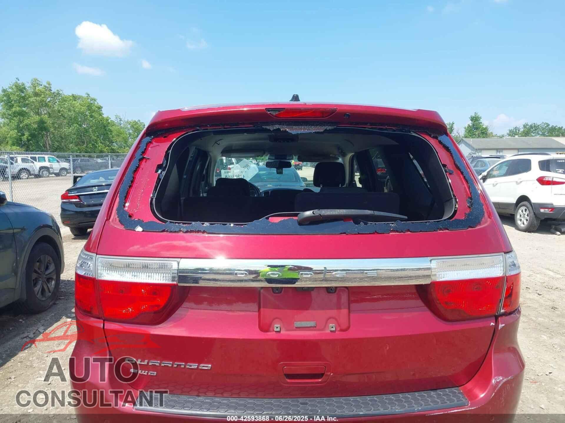 DODGE DURANGO 2013 - 1C4RDJAG9DC691126