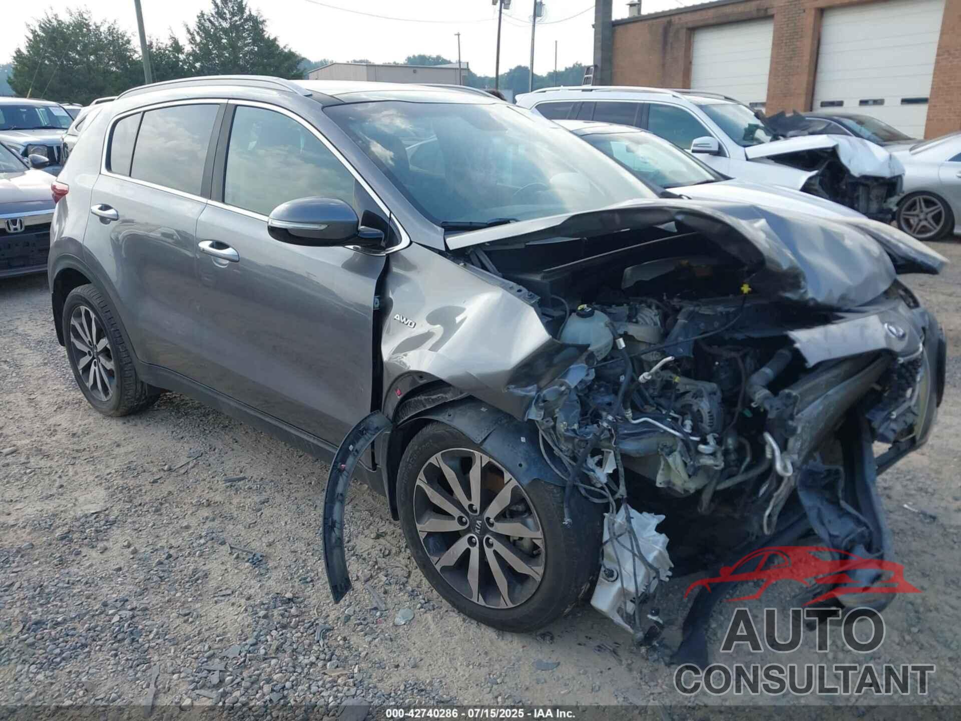 KIA SPORTAGE 2017 - KNDPNCAC7H7058944