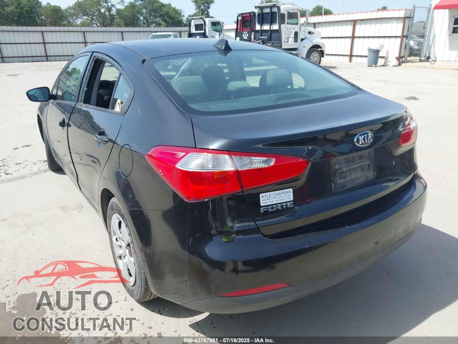 KIA FORTE 2015 - KNAFK4A64F5296177