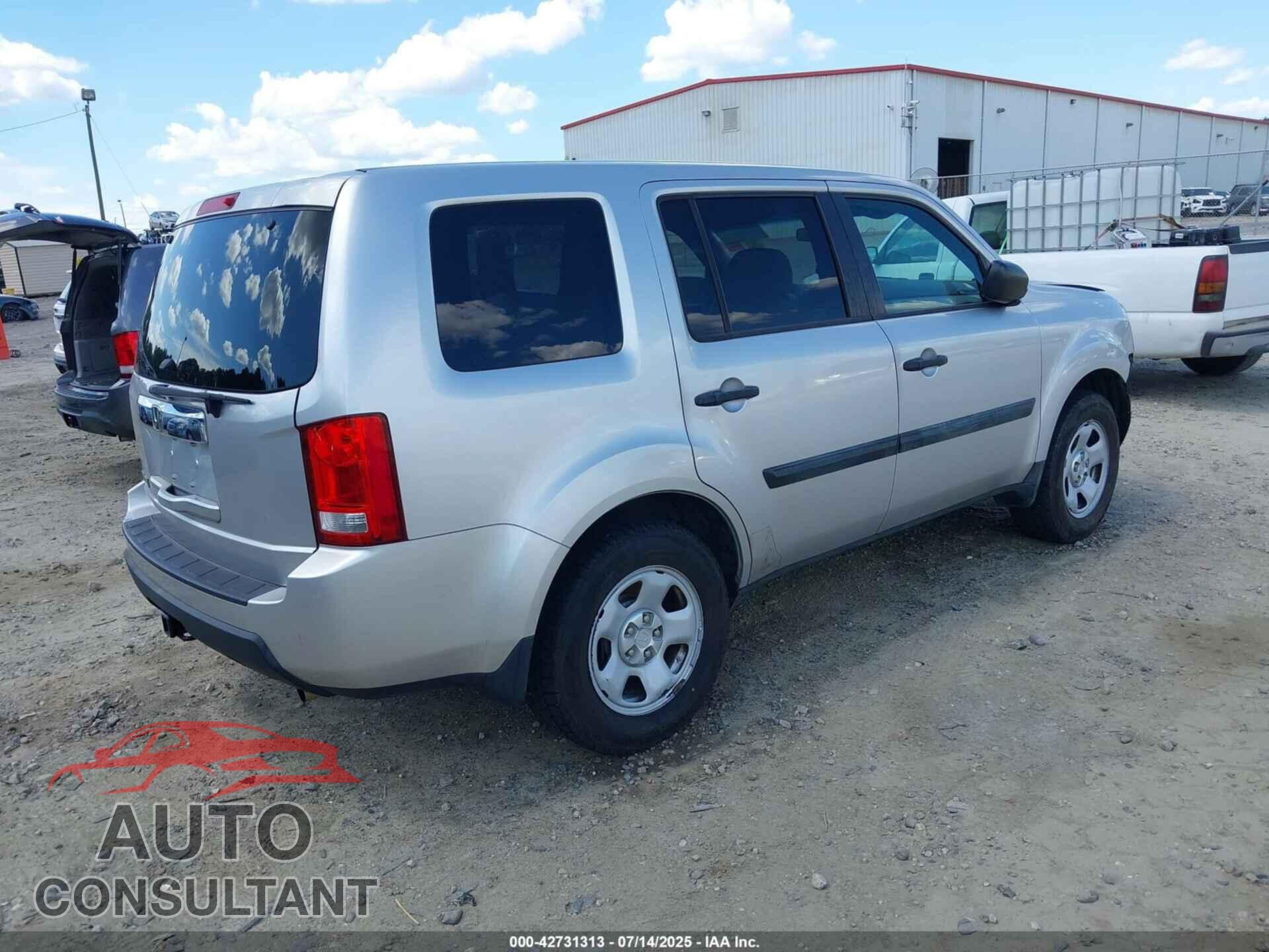 HONDA PILOT 2011 - 5FNYF3H28BB053865