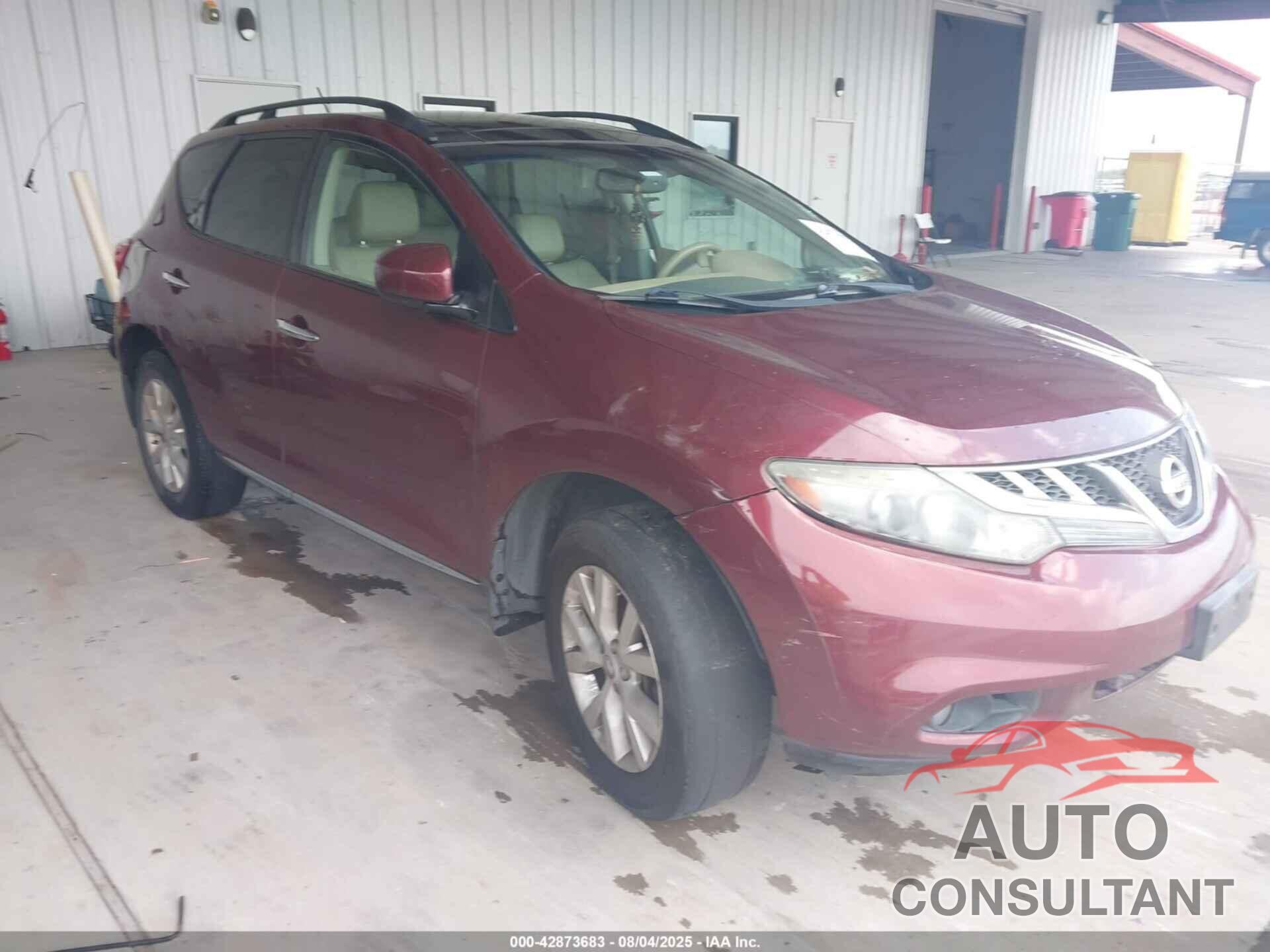NISSAN MURANO 2011 - JN8AZ1MU4BW056380