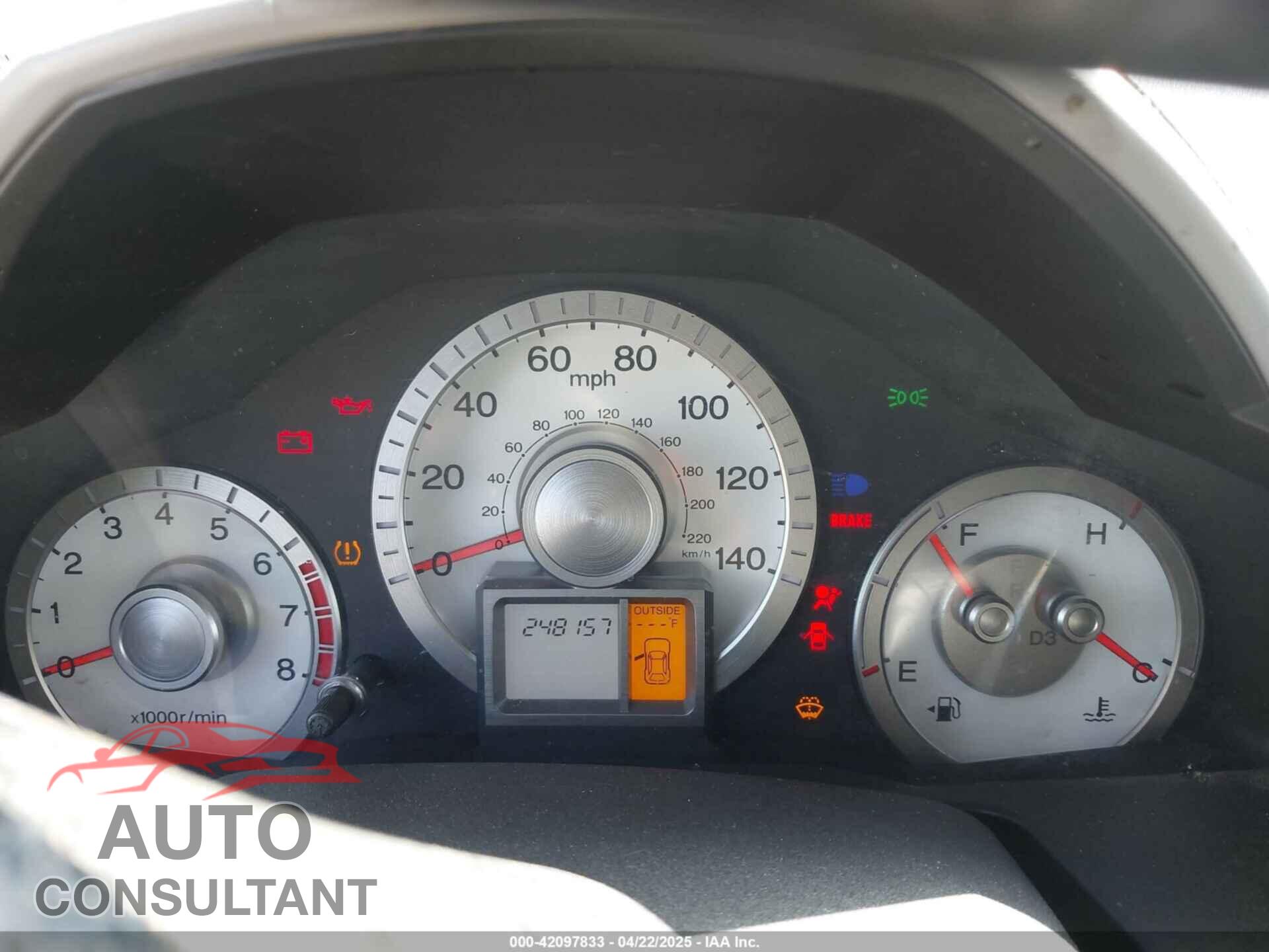 HONDA PILOT 2011 - 5FNYF4H45BB067553