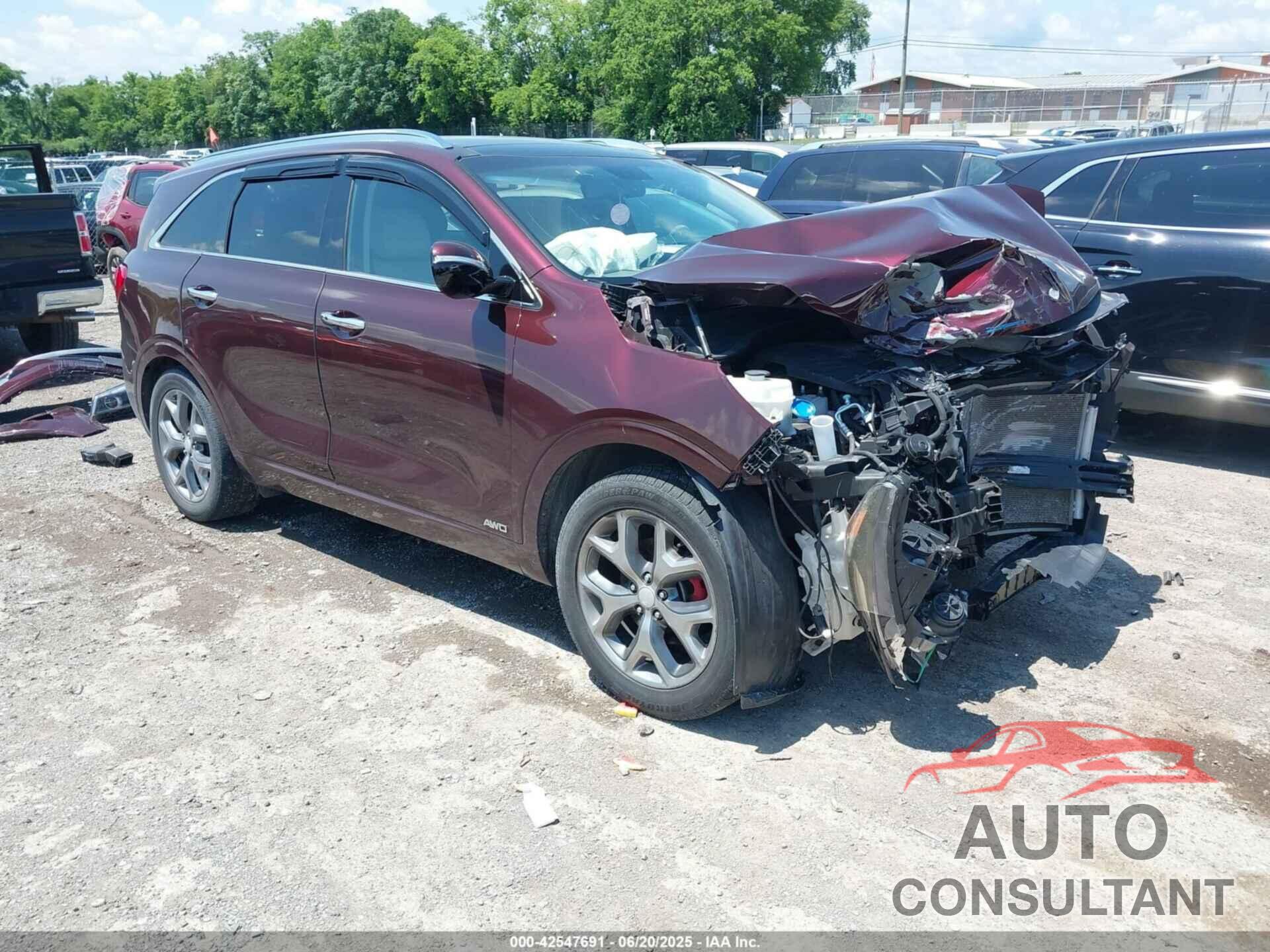 KIA SORENTO 2017 - 5XYPKDA54HG311401