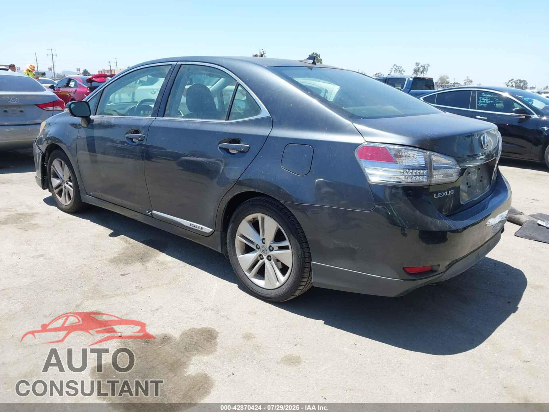 LEXUS HS 250H 2010 - JTHBB1BA9A2007564