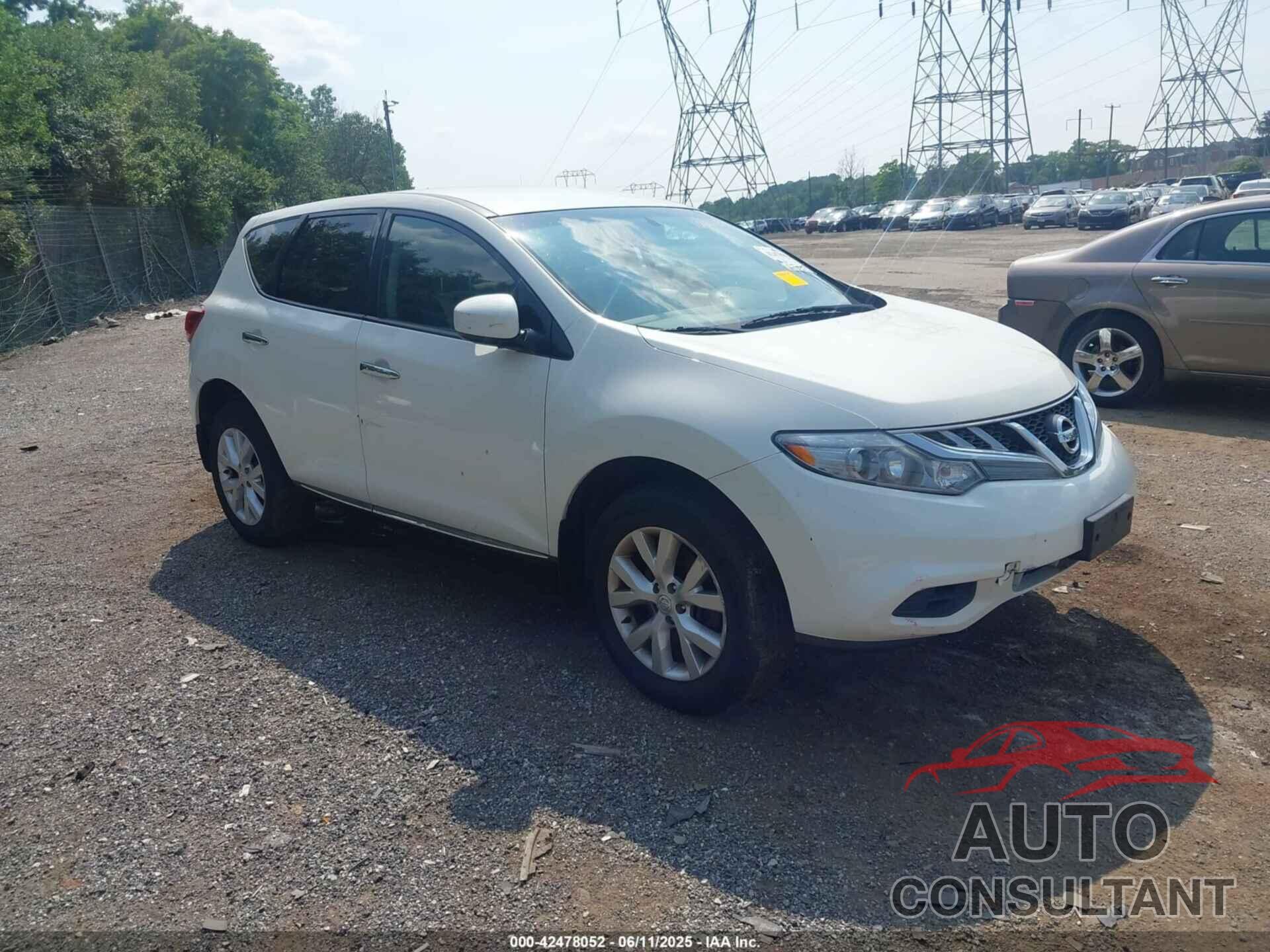 NISSAN MURANO 2012 - JN8AZ1MU7CW103273