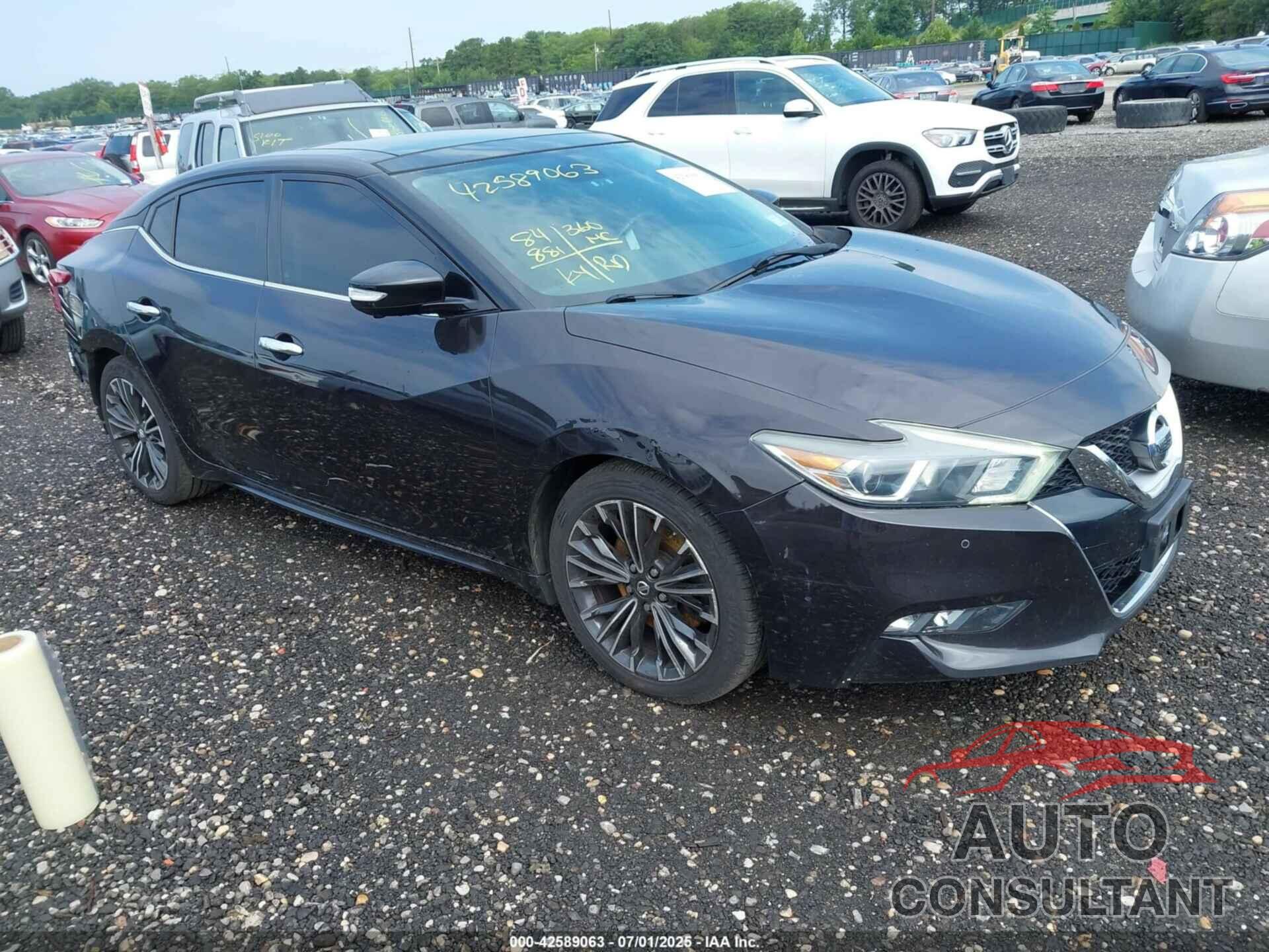 NISSAN MAXIMA 2016 - 1N4AA6AP4GC387537