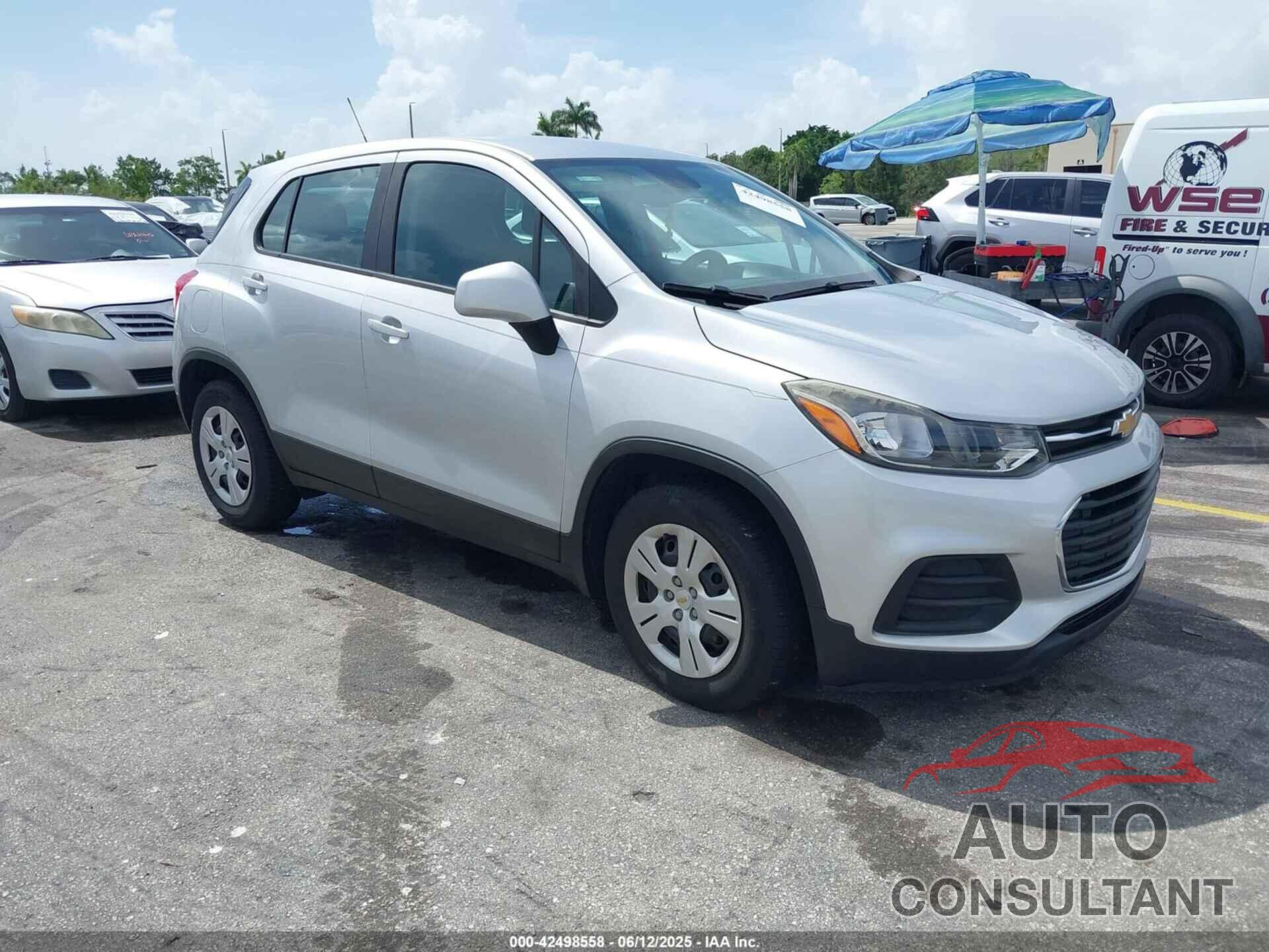 CHEVROLET TRAX 2017 - 3GNCJKSB0HL209927
