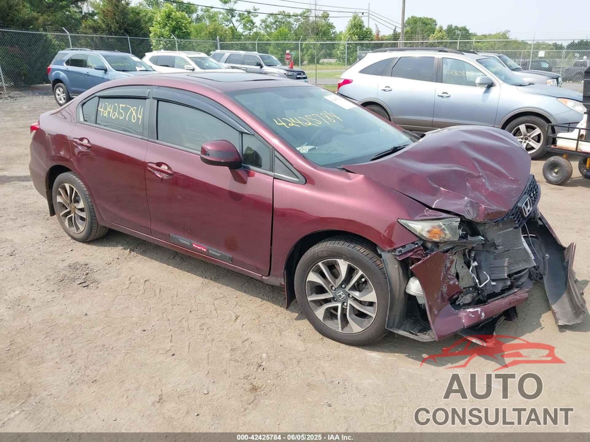 HONDA CIVIC 2013 - 19XFB2F84DE221899