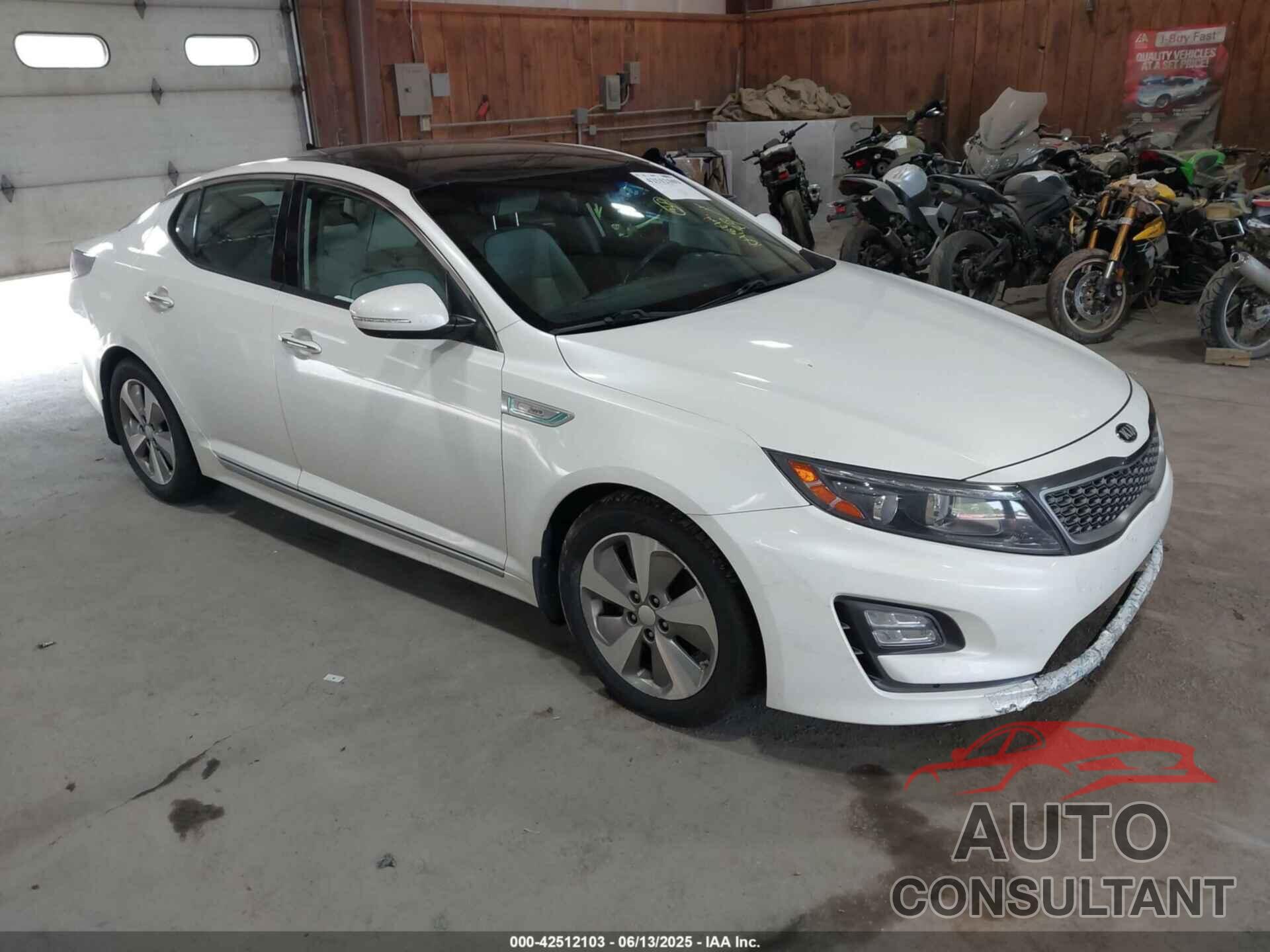 KIA OPTIMA HYBRID 2015 - KNAGN4AD6F5085265