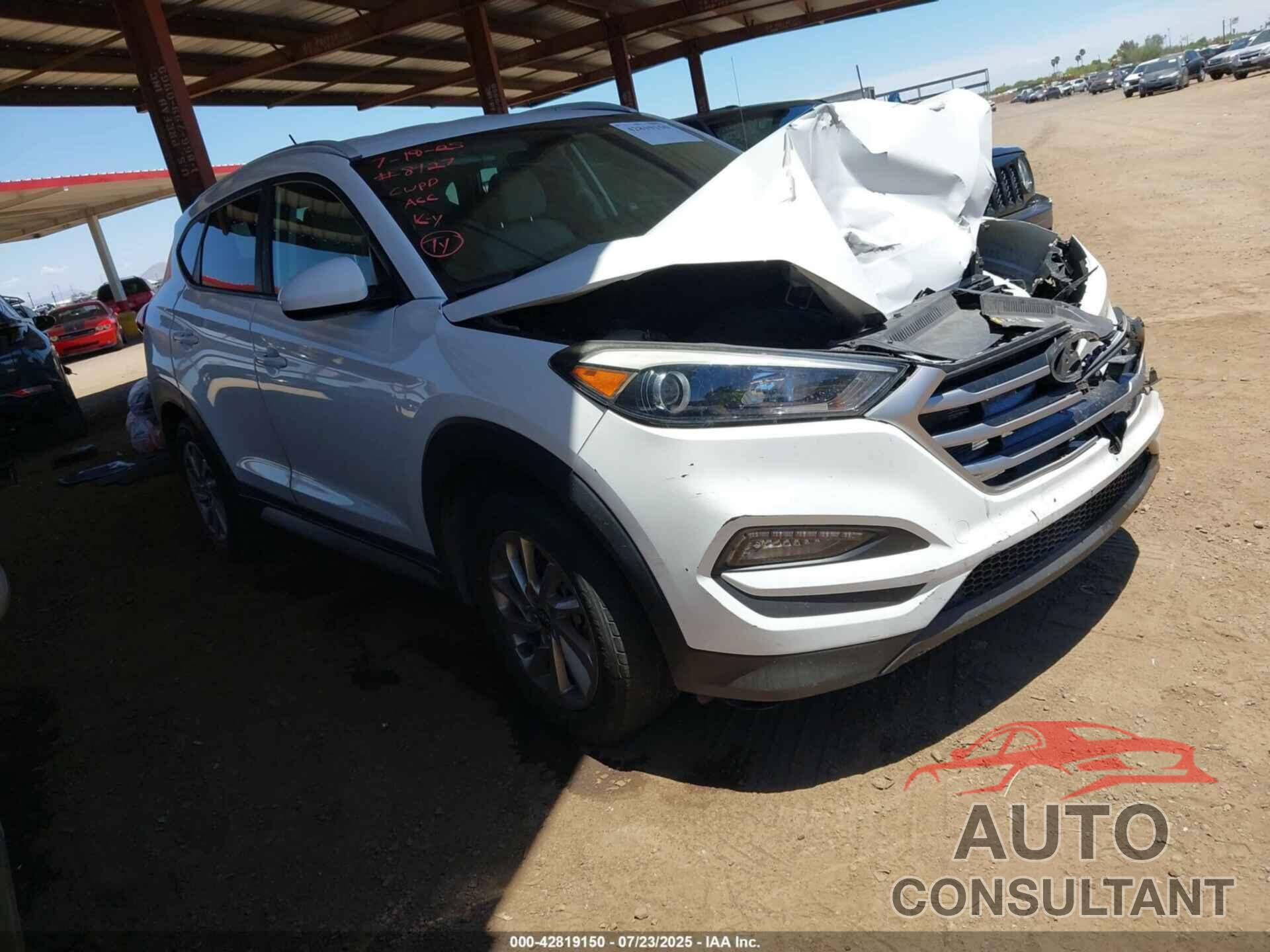 HYUNDAI TUCSON 2017 - KM8J33A45HU592493