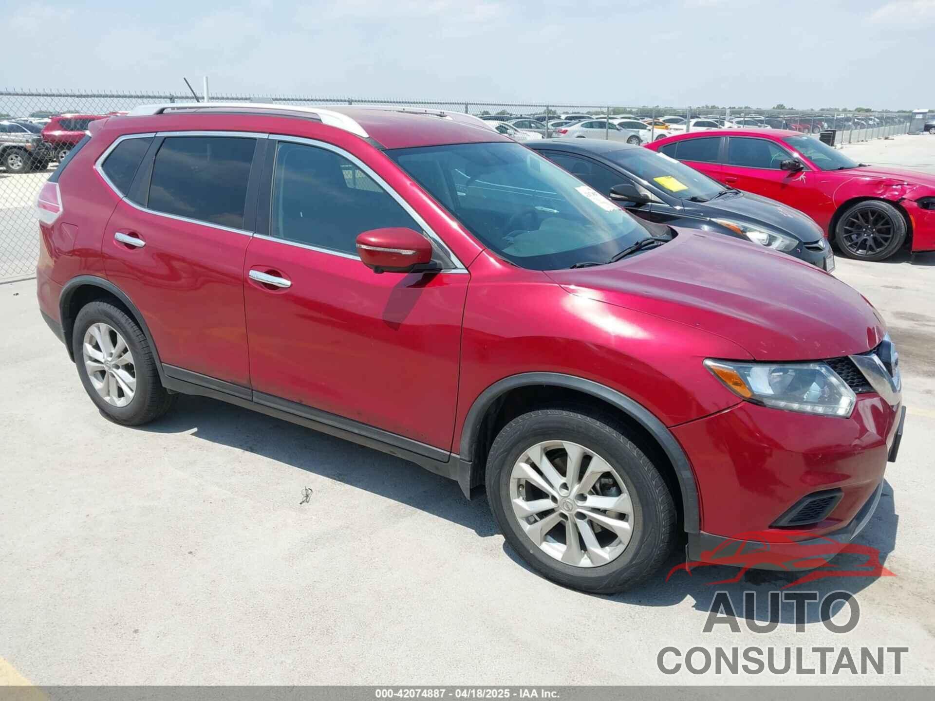 NISSAN ROGUE 2015 - KNMAT2MT2FP580315