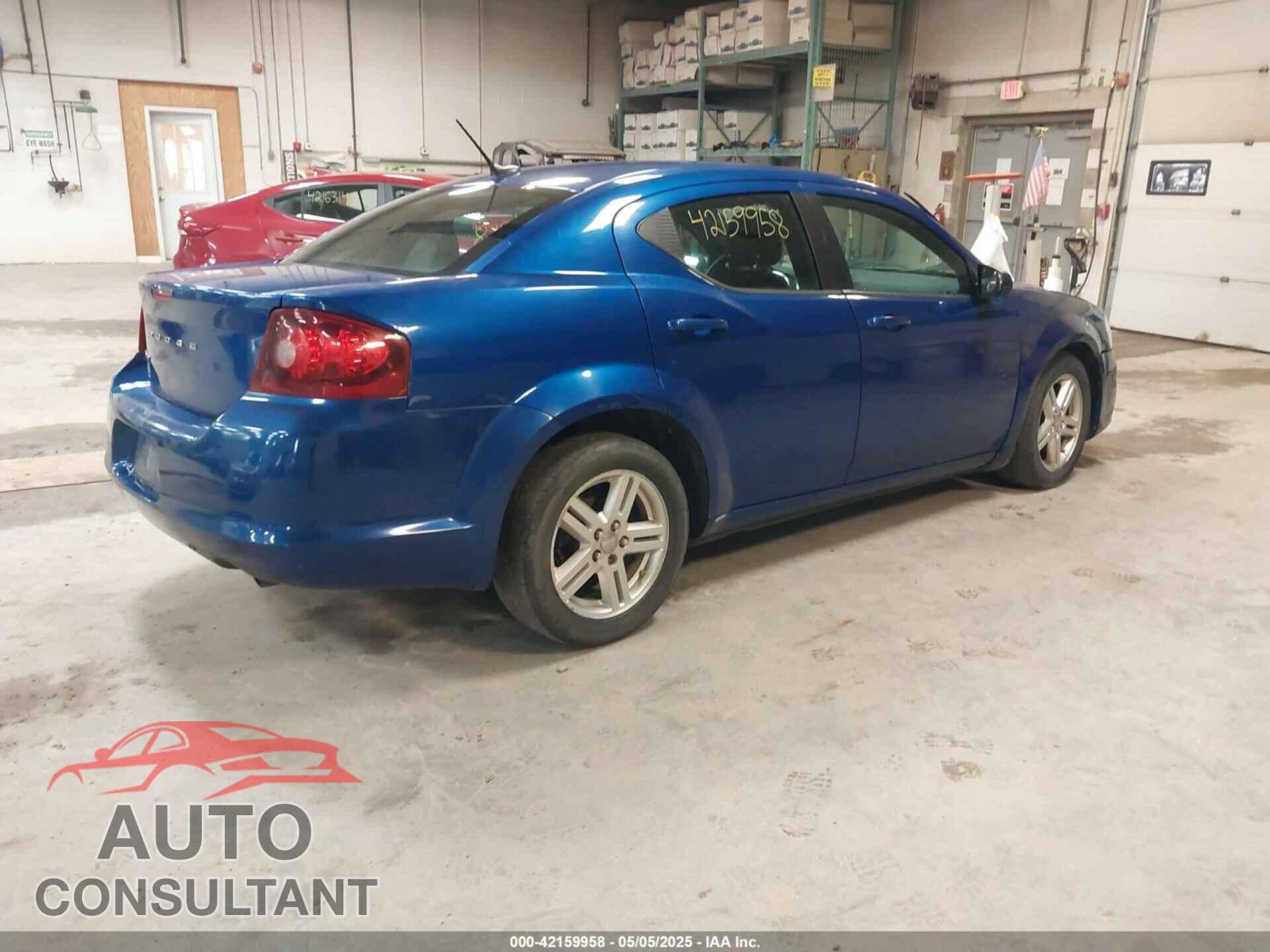 DODGE AVENGER 2012 - 1C3CDZAB2CN275242