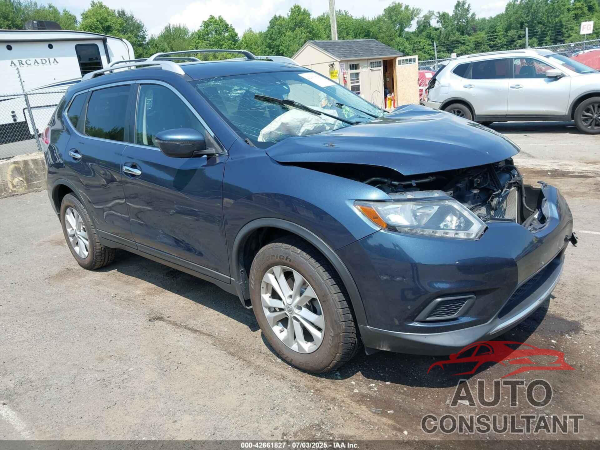 NISSAN ROGUE 2016 - KNMAT2MV8GP601574