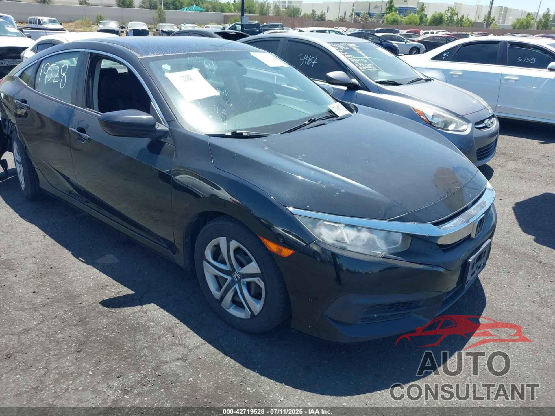 HONDA CIVIC 2017 - 2HGFC2F50HH512396
