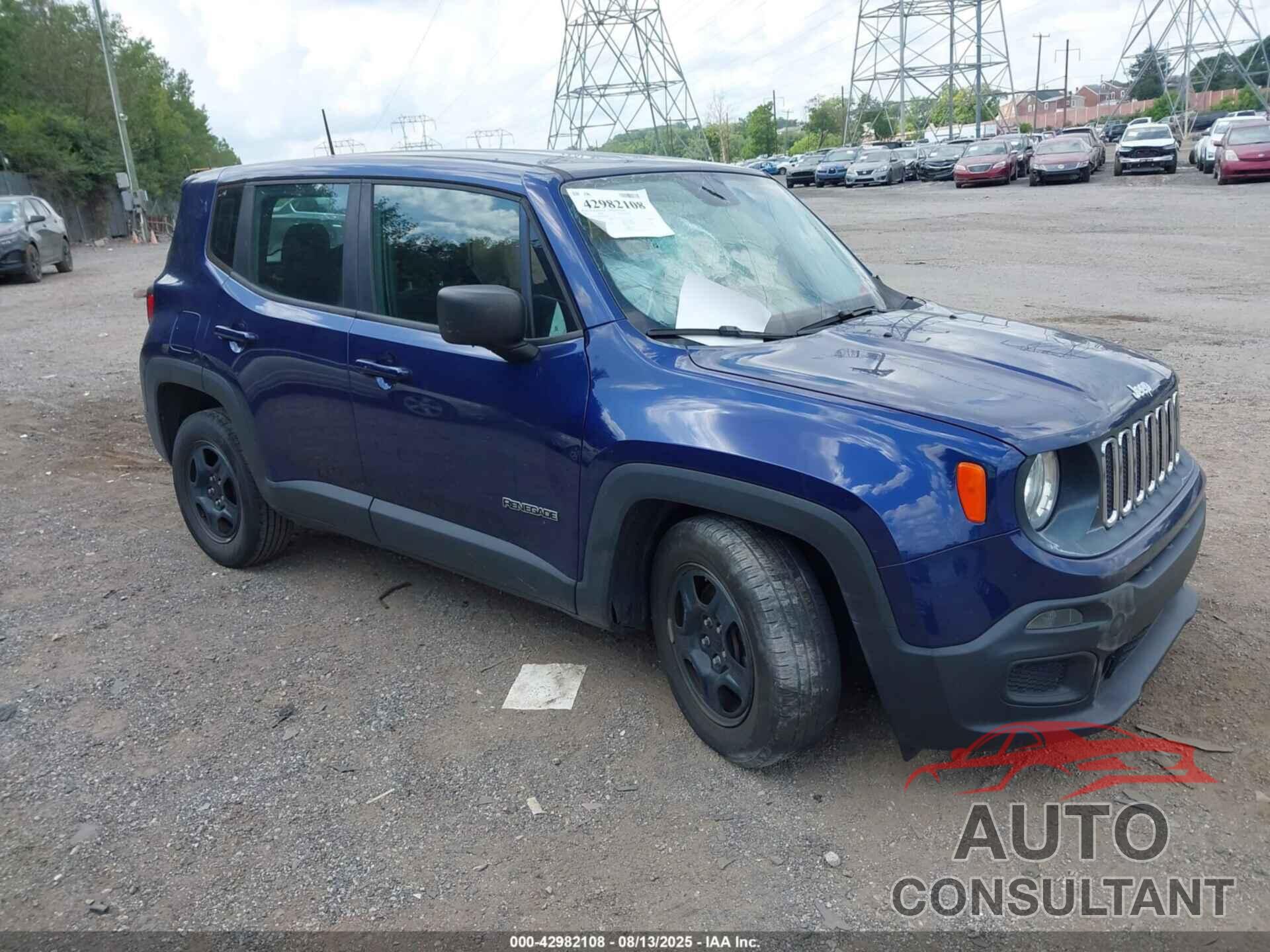 JEEP RENEGADE 2017 - ZACCJAAB4HPG12742