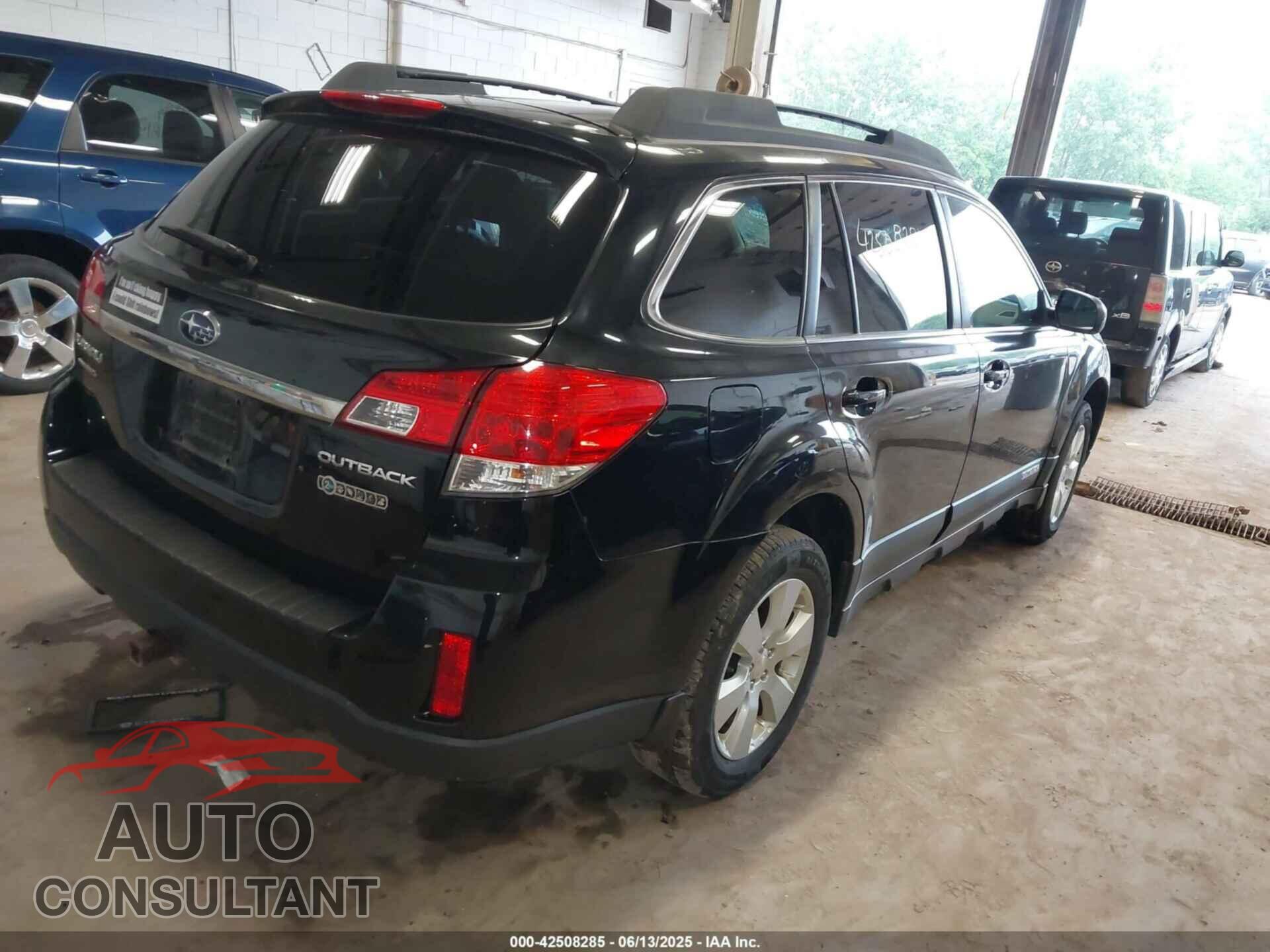 SUBARU OUTBACK 2011 - 4S4BRCCC1B3332287