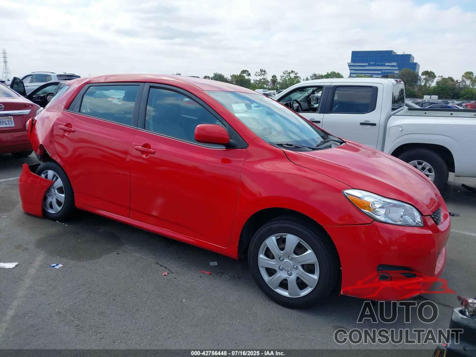 TOYOTA MATRIX 2009 - 2T1KU40E29C135189