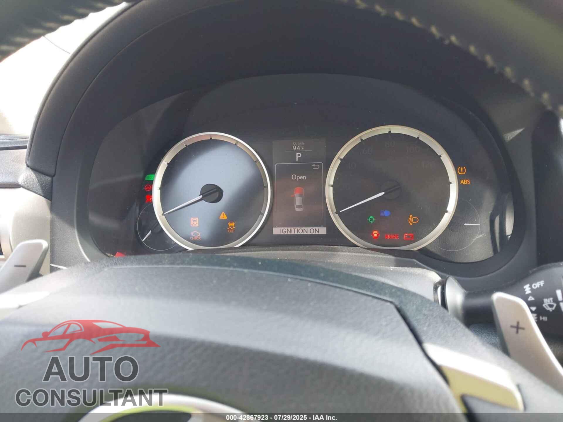 LEXUS IS 250 2014 - JTHBF1D22E5020302