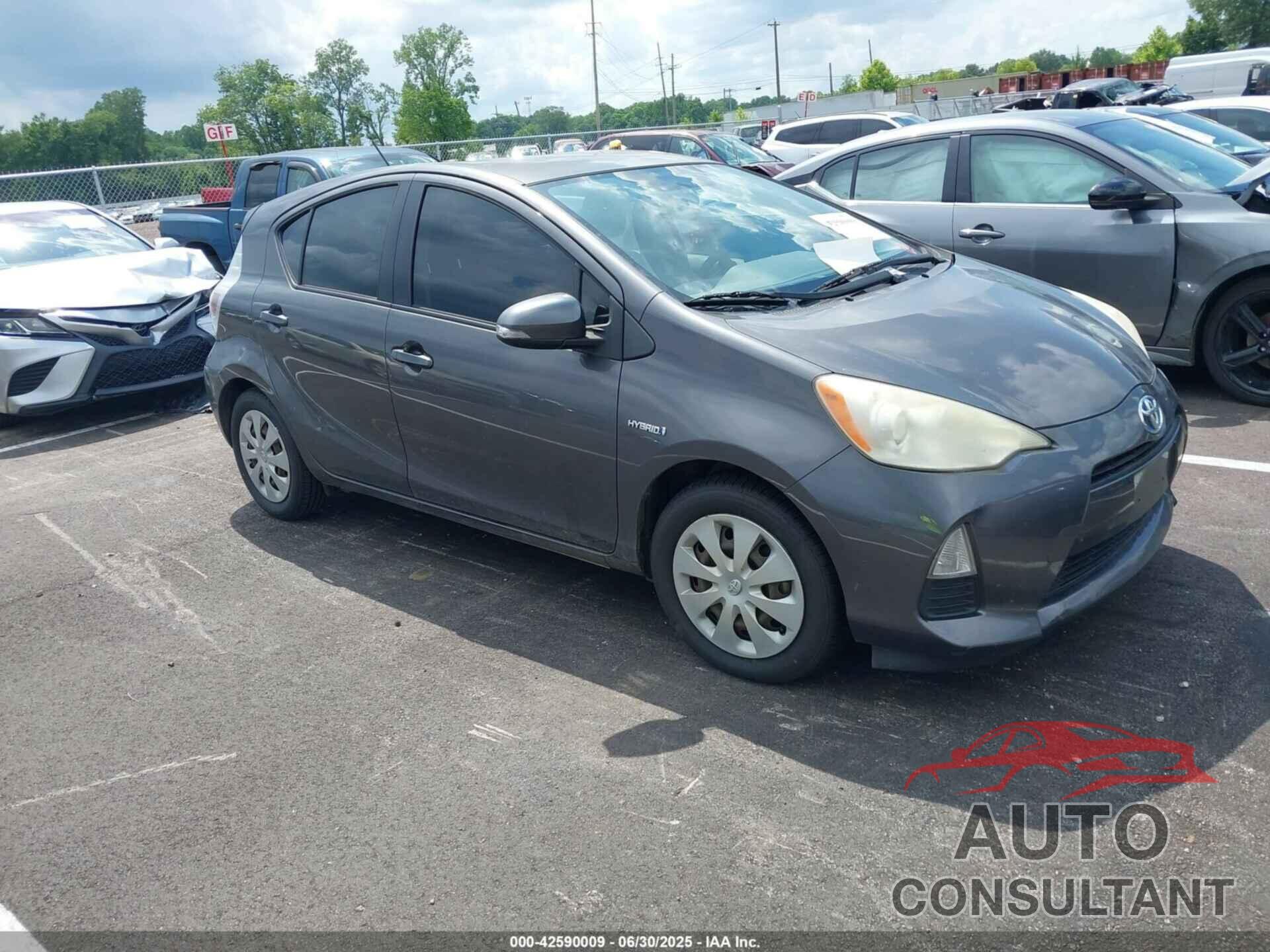 TOYOTA PRIUS C 2013 - JTDKDTB36D1544783