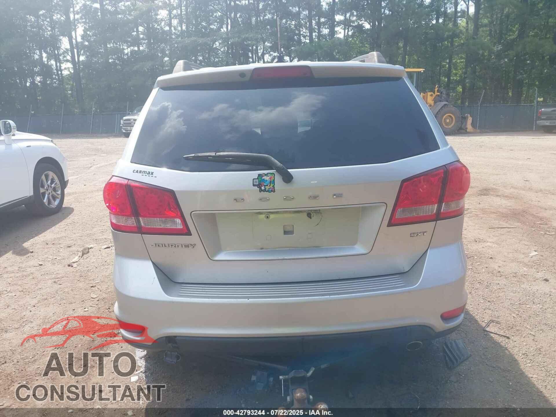 DODGE JOURNEY 2012 - 3C4PDCBG5CT199679