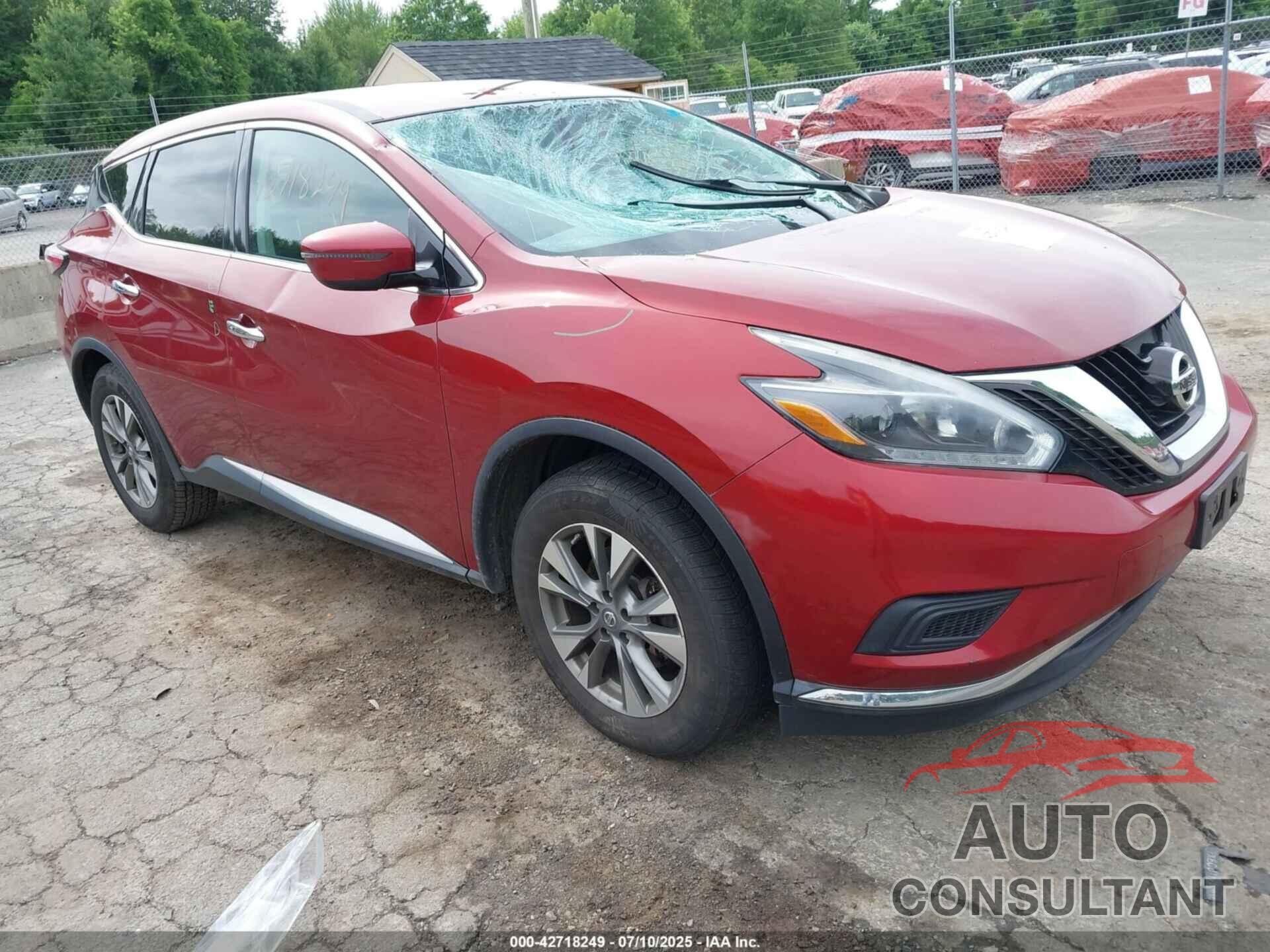 NISSAN MURANO 2018 - 5N1AZ2MH0JN139275