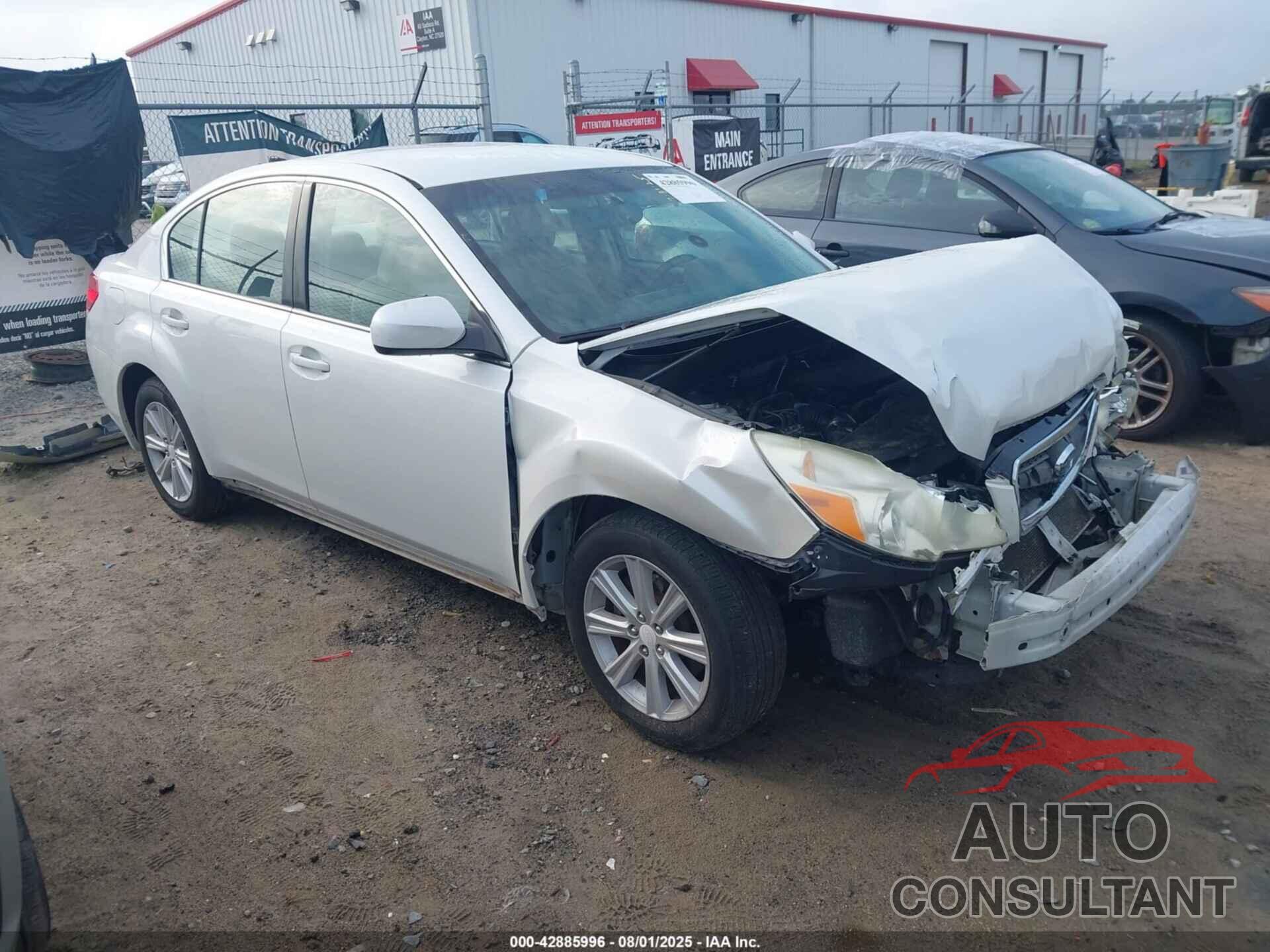 SUBARU LEGACY 2010 - 4S3BMCB60A3234848