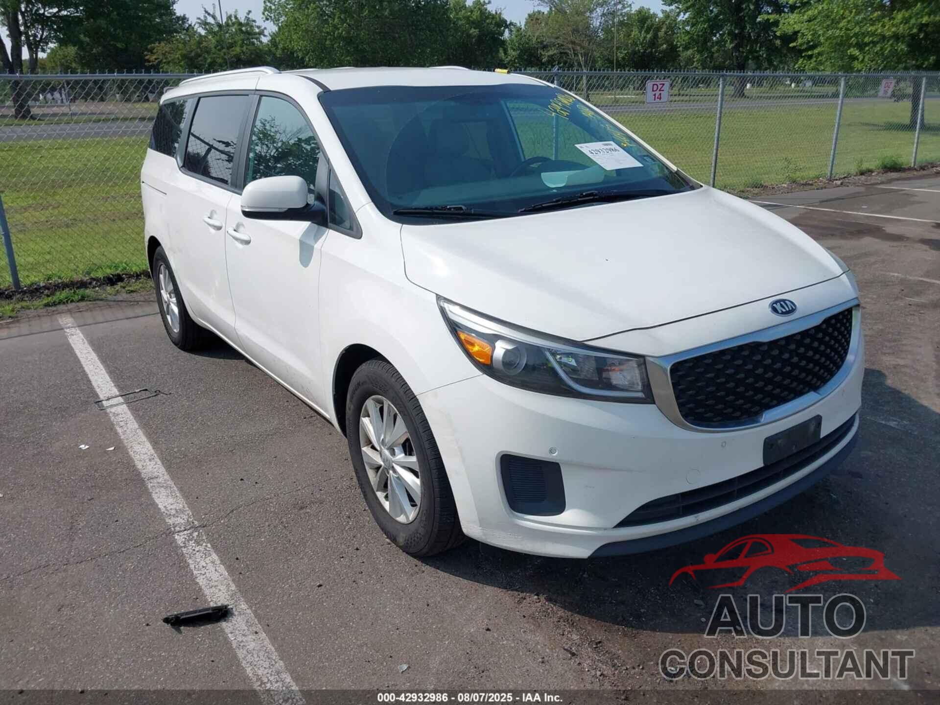 KIA SEDONA 2018 - KNDMB5C10J6346402